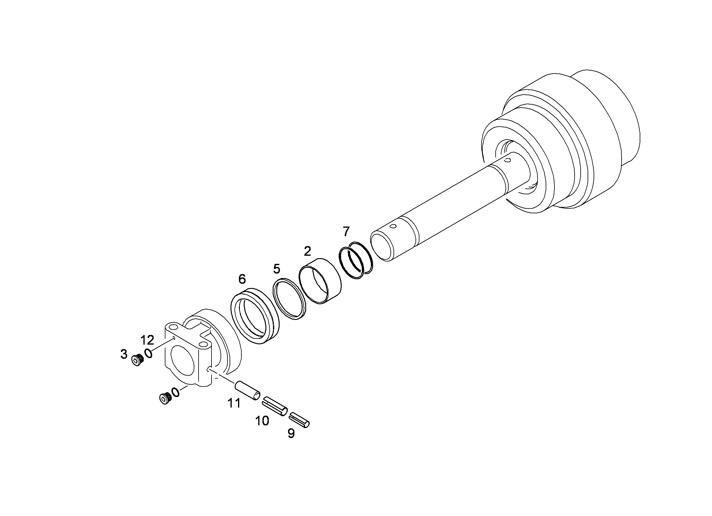 РАСПОРКА 10489156 LIEBHERR