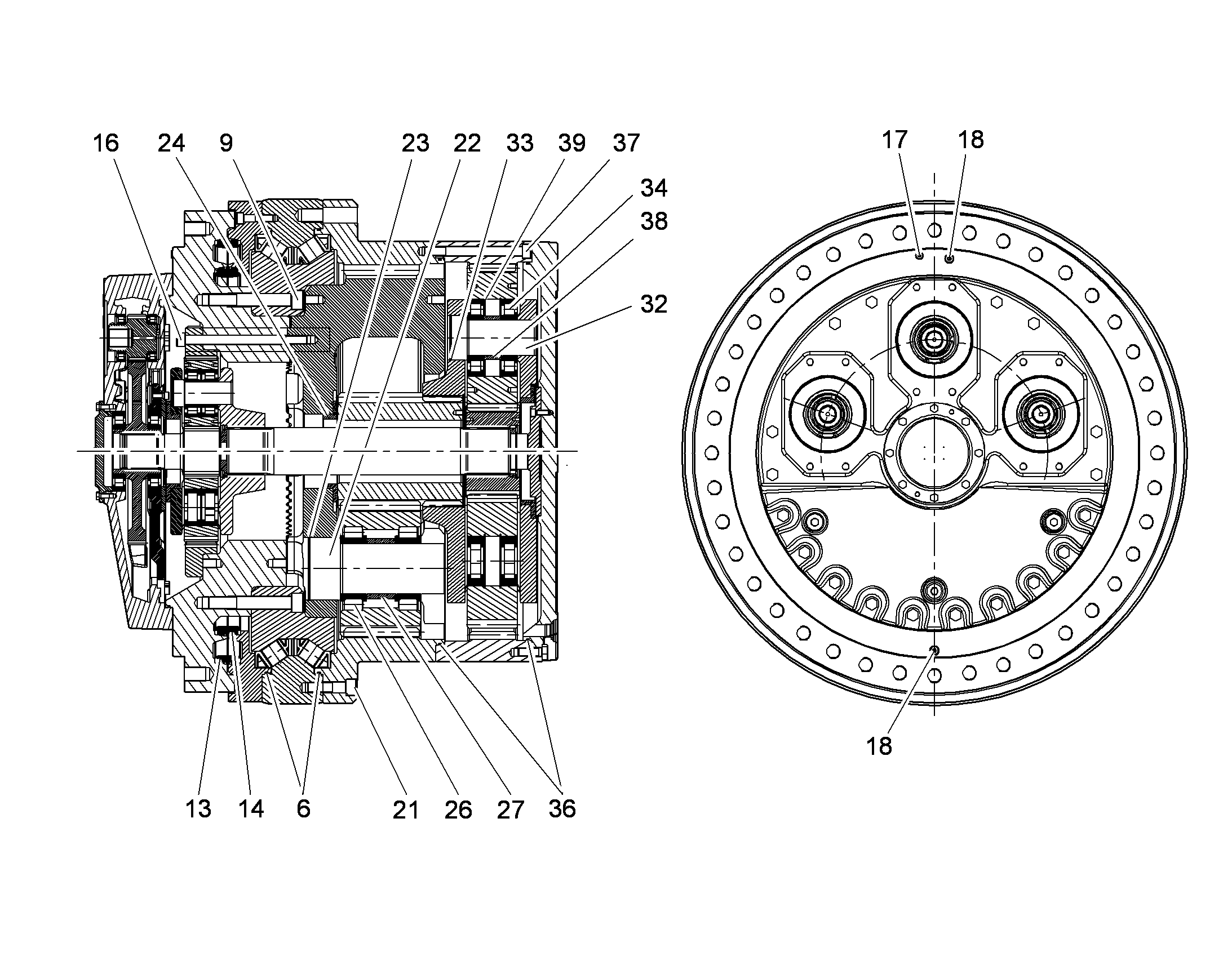 ПРОМЕЖУТОЧНОЕ КОЛЬЦО 970020601 LIEBHERR