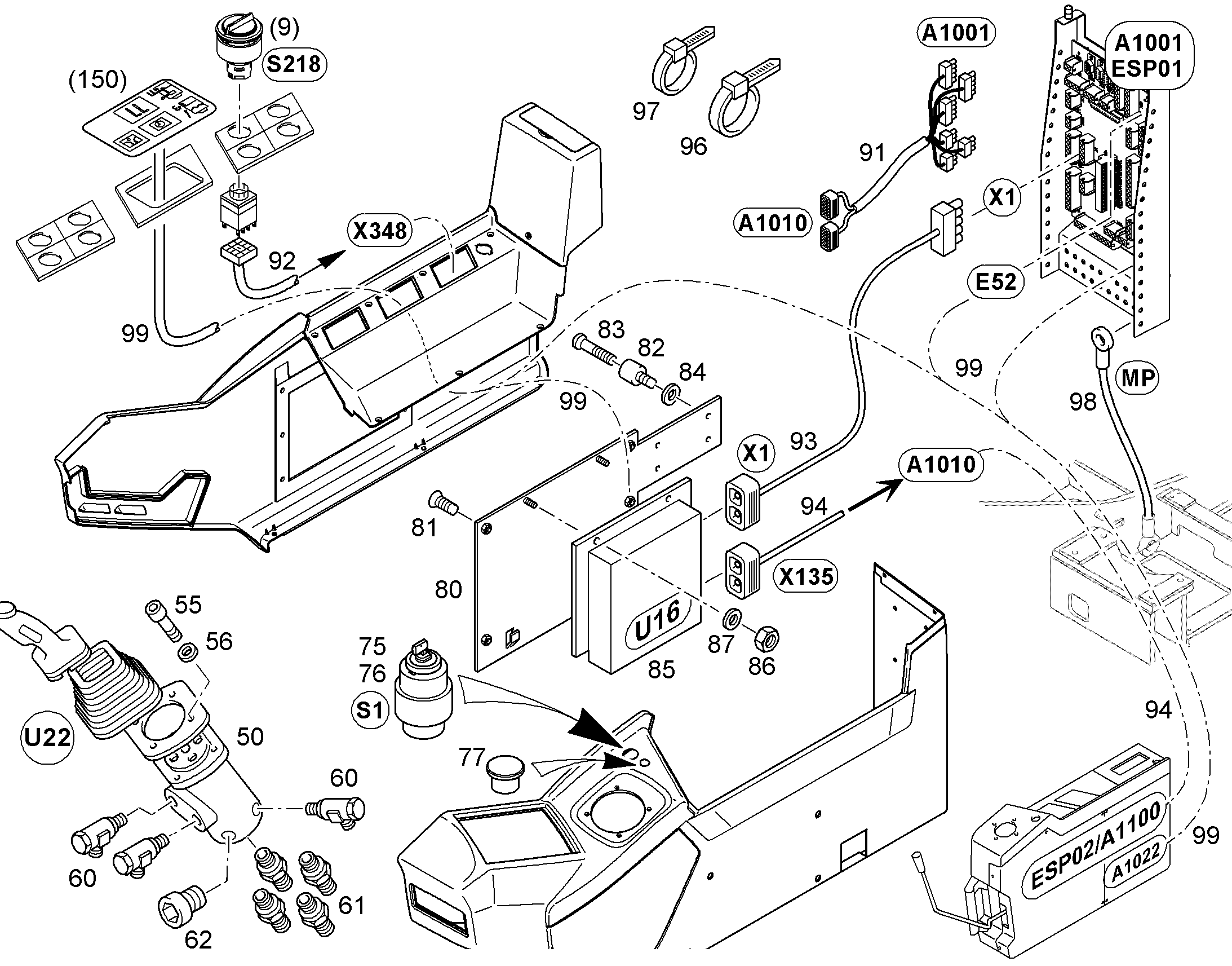 БЛОК УПРАВЛЕНИЯ BST 10684268 LIEBHERR