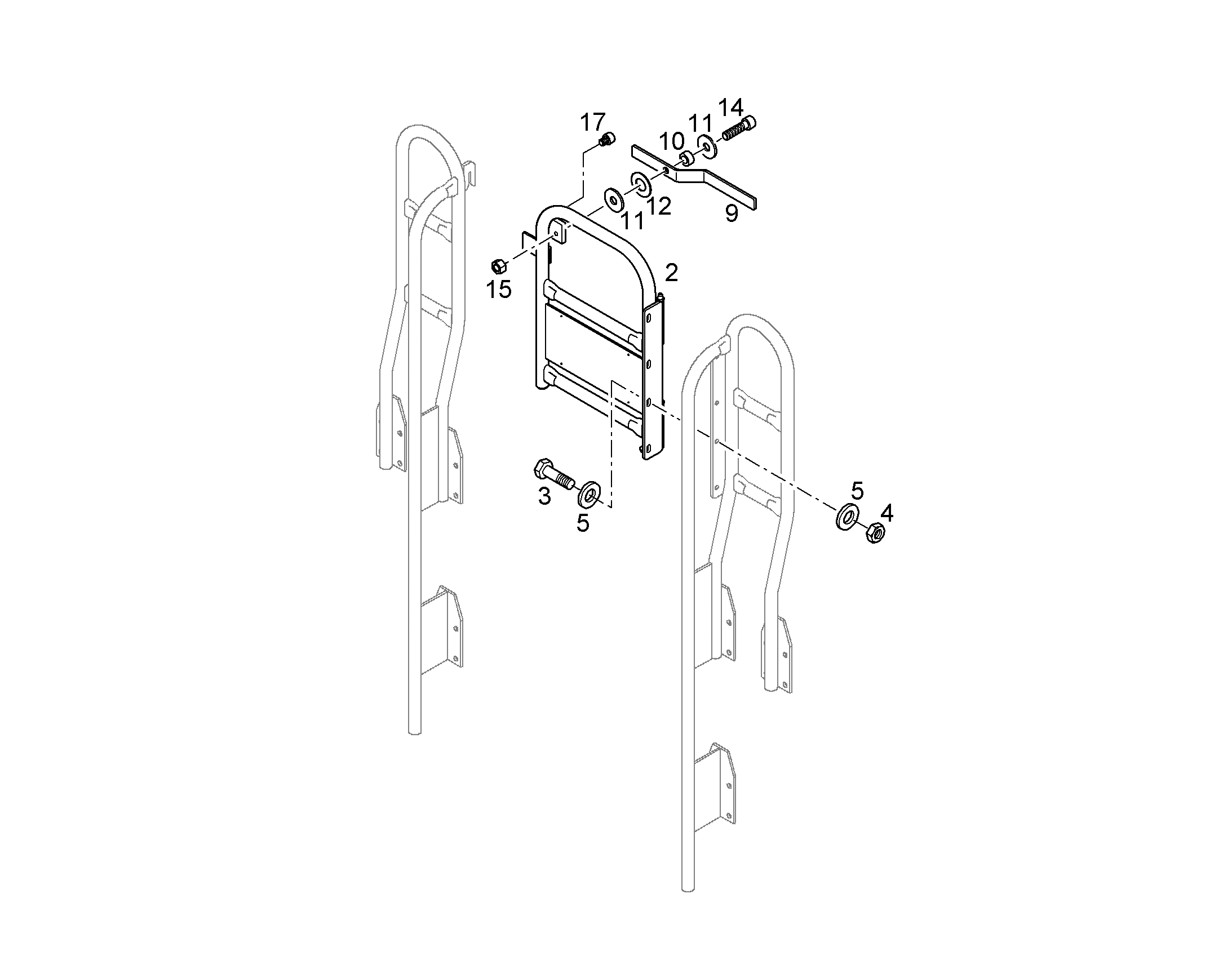 ПОРУЧНИ ДВЕРИ 10365687 LIEBHERR