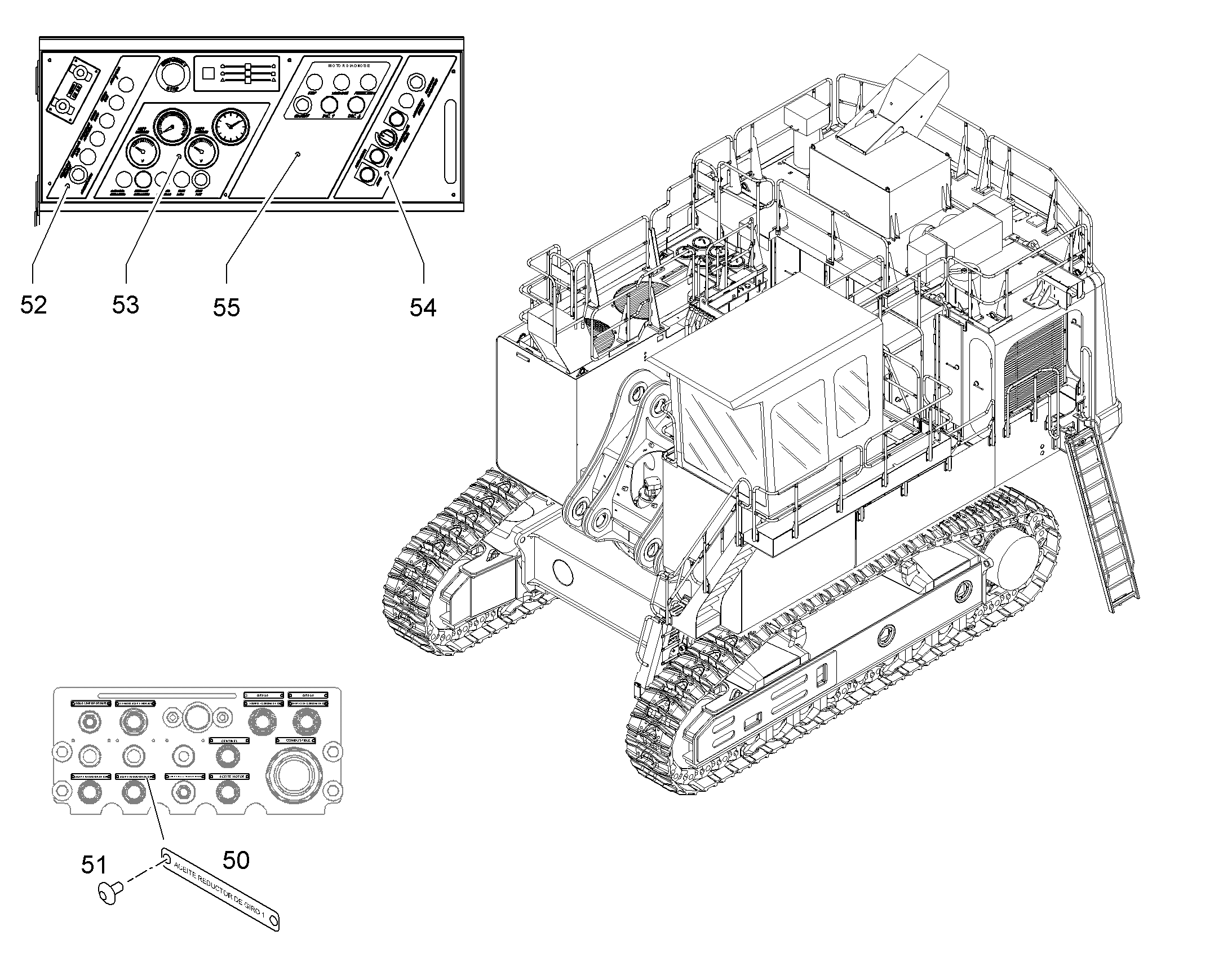 ТАБЛИЧКИ  ИСПАНСКИЕ 11mmX1050mm 9872695 LIEBHERR