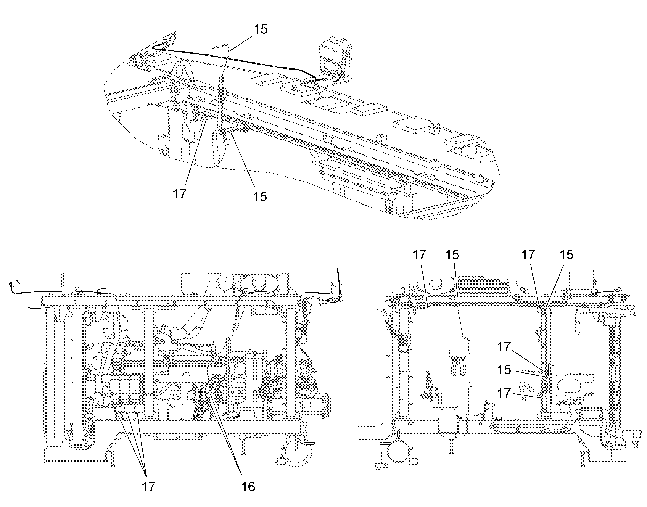 КОМПЛЕКТ КАБЕЛЕЙ 10289672 LIEBHERR
