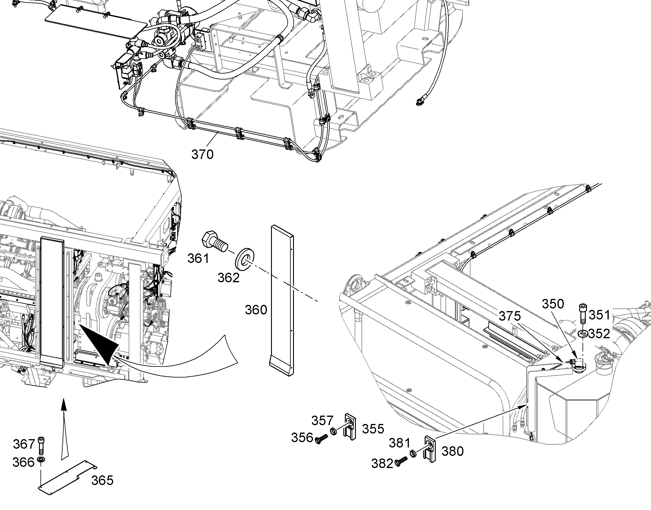 ЭЛЕКТРОПРОВОДКА ЛЕСТНИЦЫ 10071710 LIEBHERR