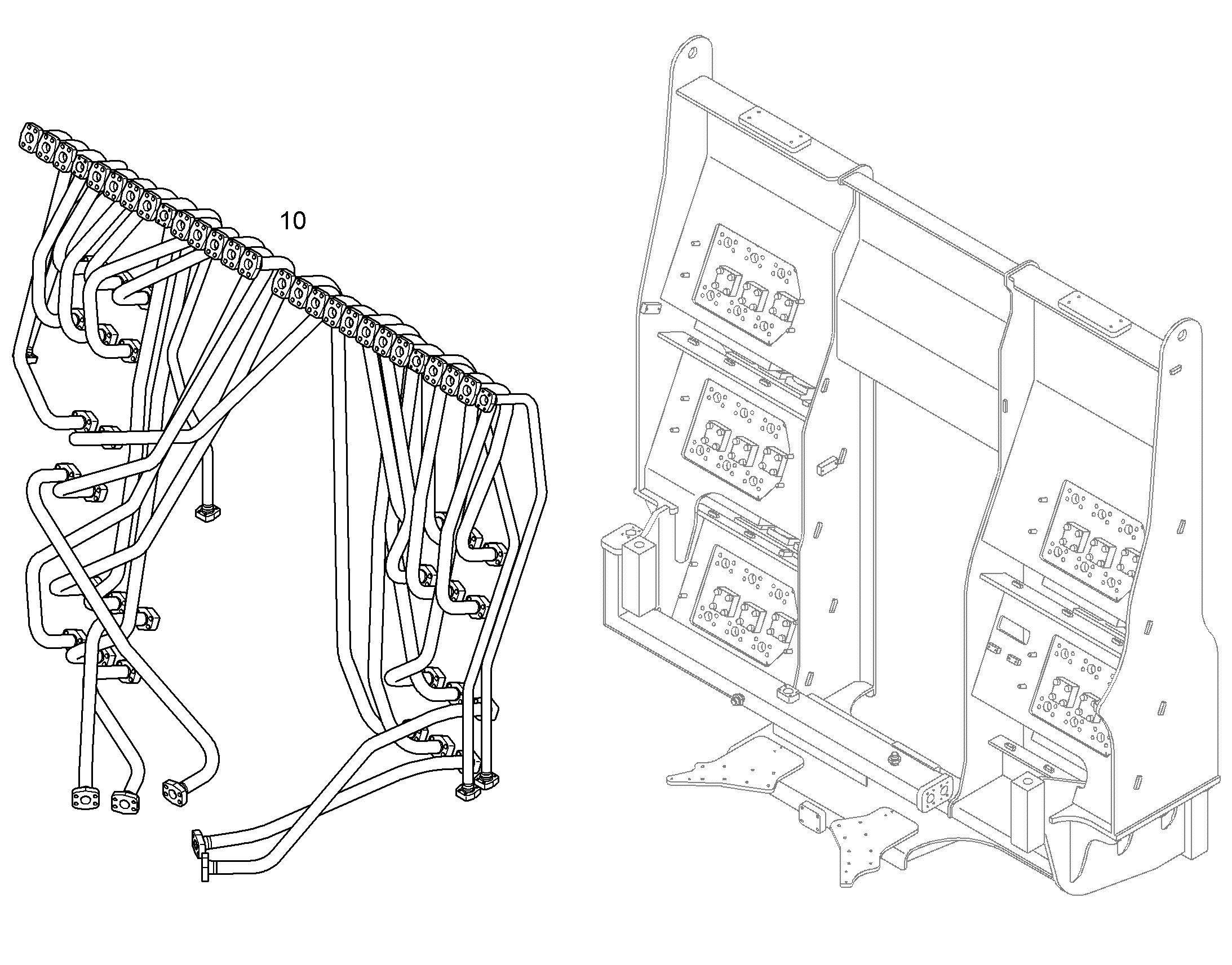 ЛИНИЯ НАПОРНАЯ 10075581 LIEBHERR