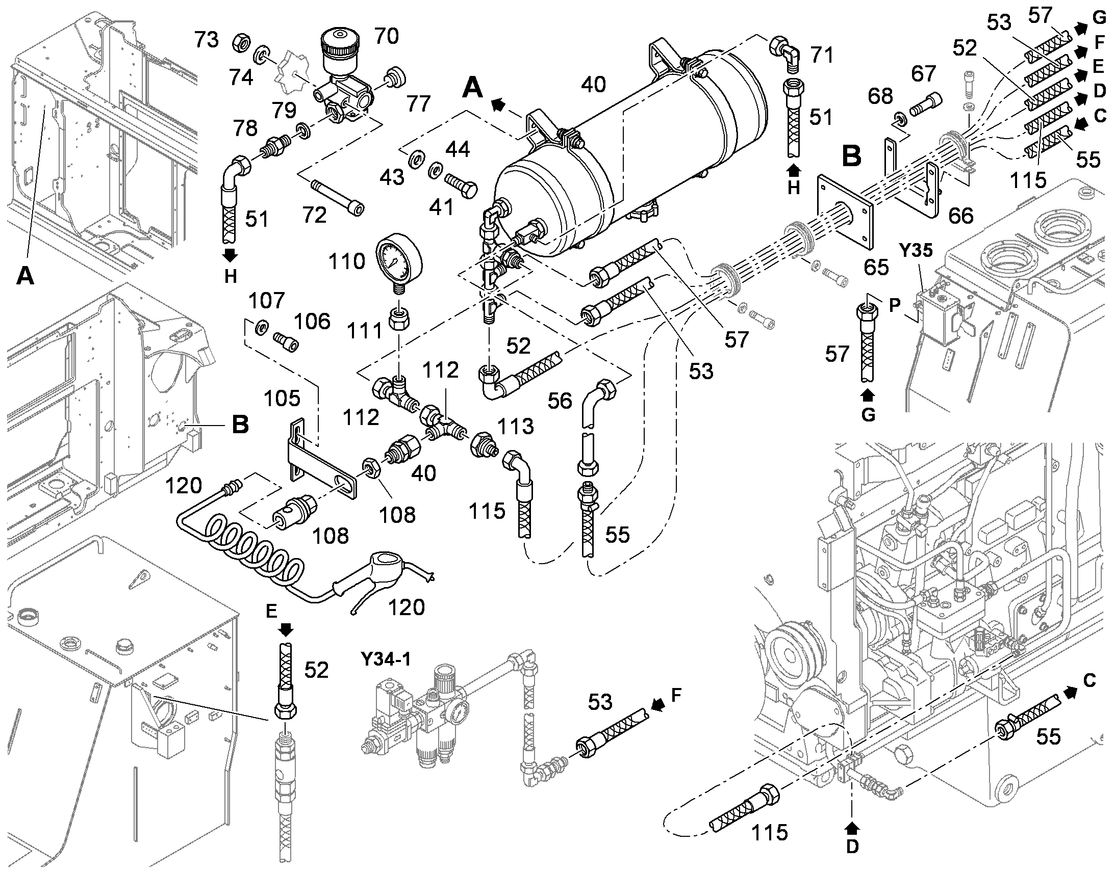 КОНСОЛЬ 10087353 LIEBHERR