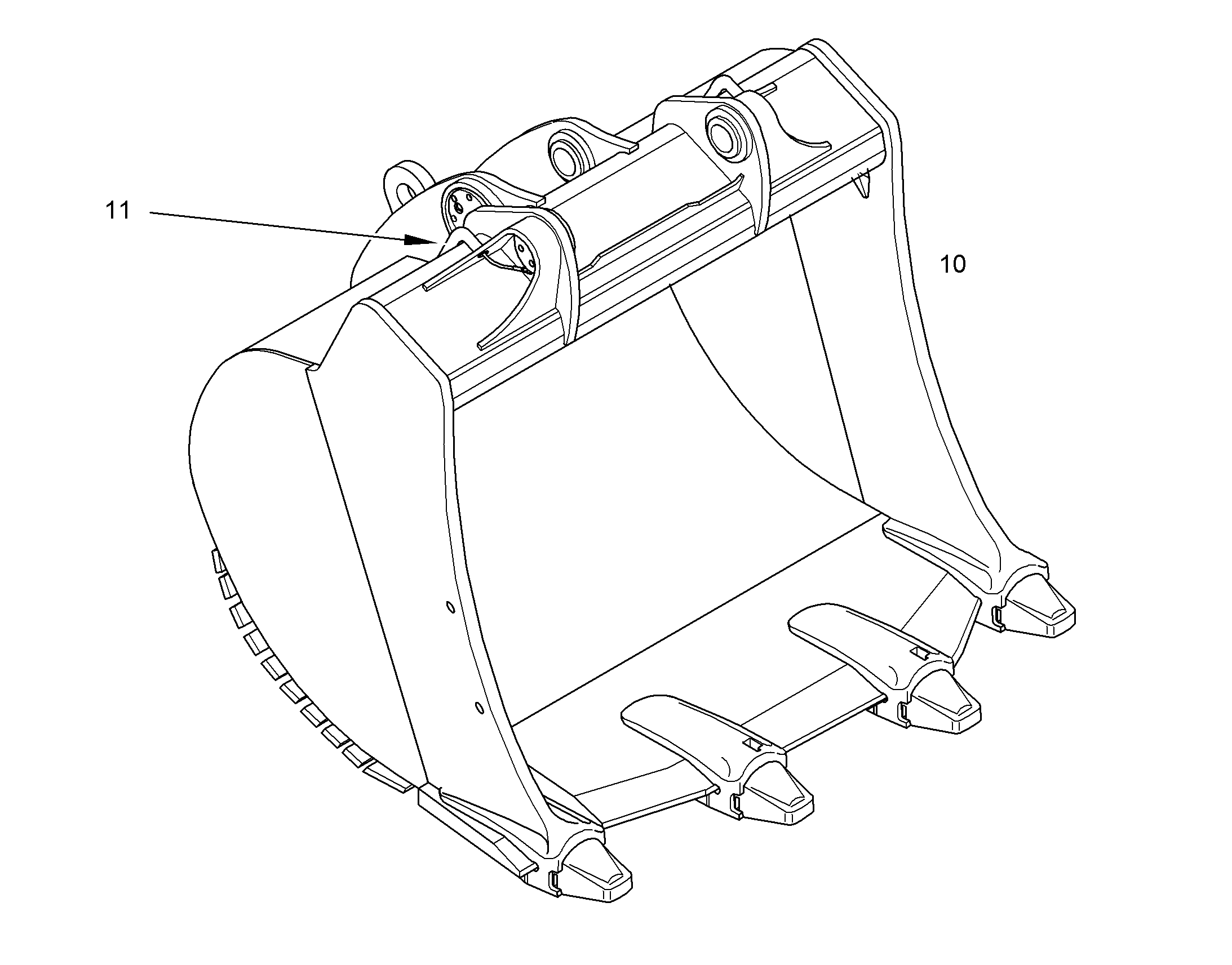 ЛОПАТА ОБРАТНАЯ HD 10371640 LIEBHERR