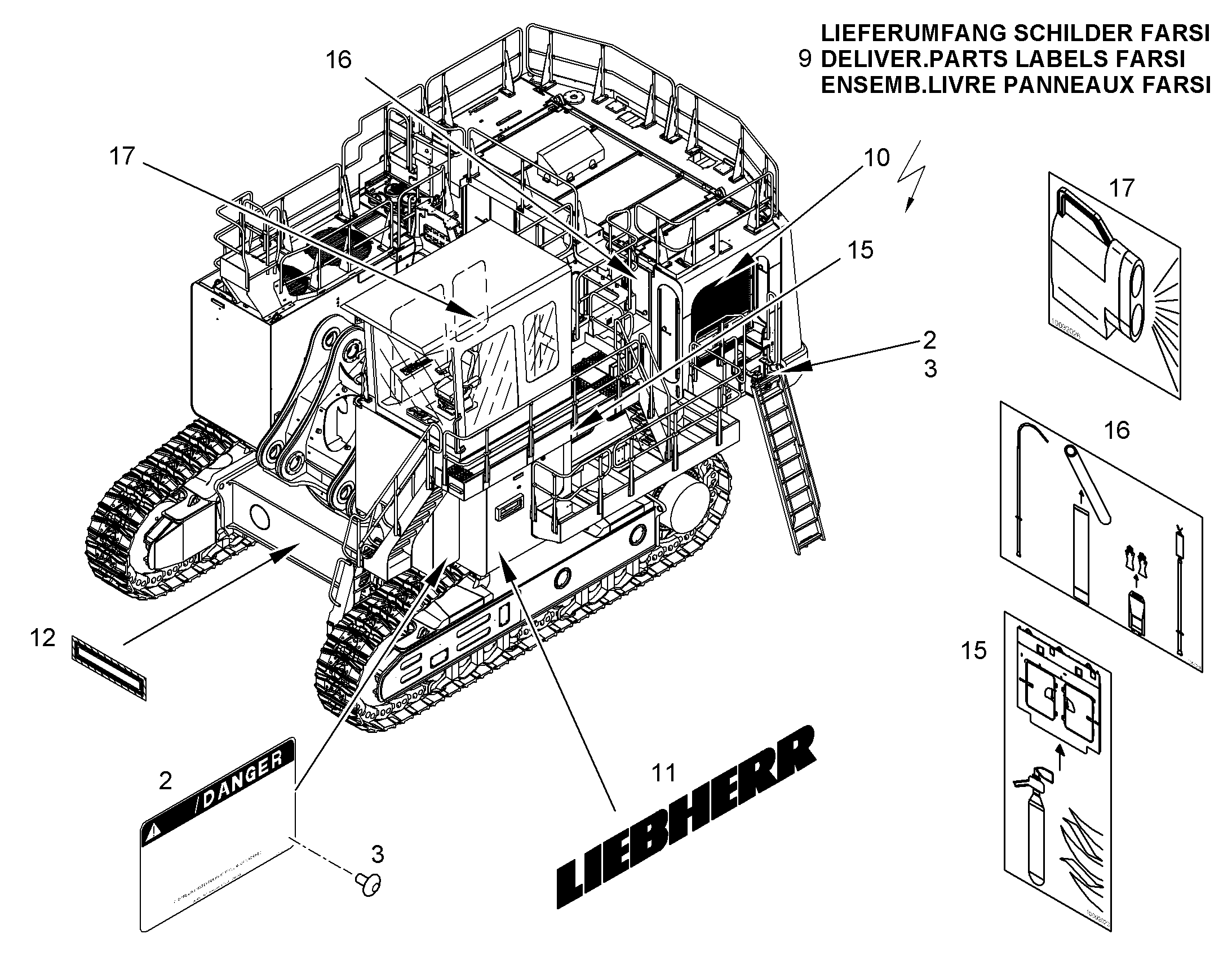 ОБЪЕМ ПОСТ.КОМПОН.LH Д.АМЕРИКИ 10377461 LIEBHERR