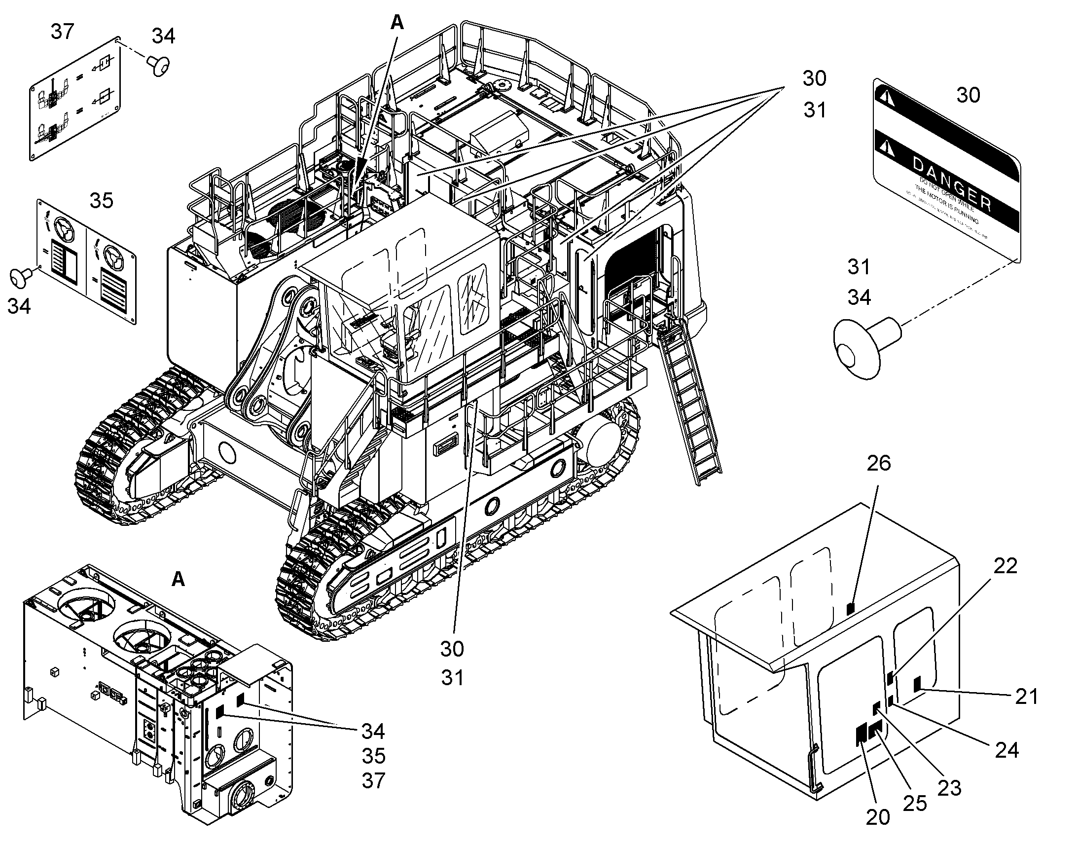 ТАБЛИЧКА ТЕХНИКИ БЕЗОПАСНОСТИ 10377500 LIEBHERR