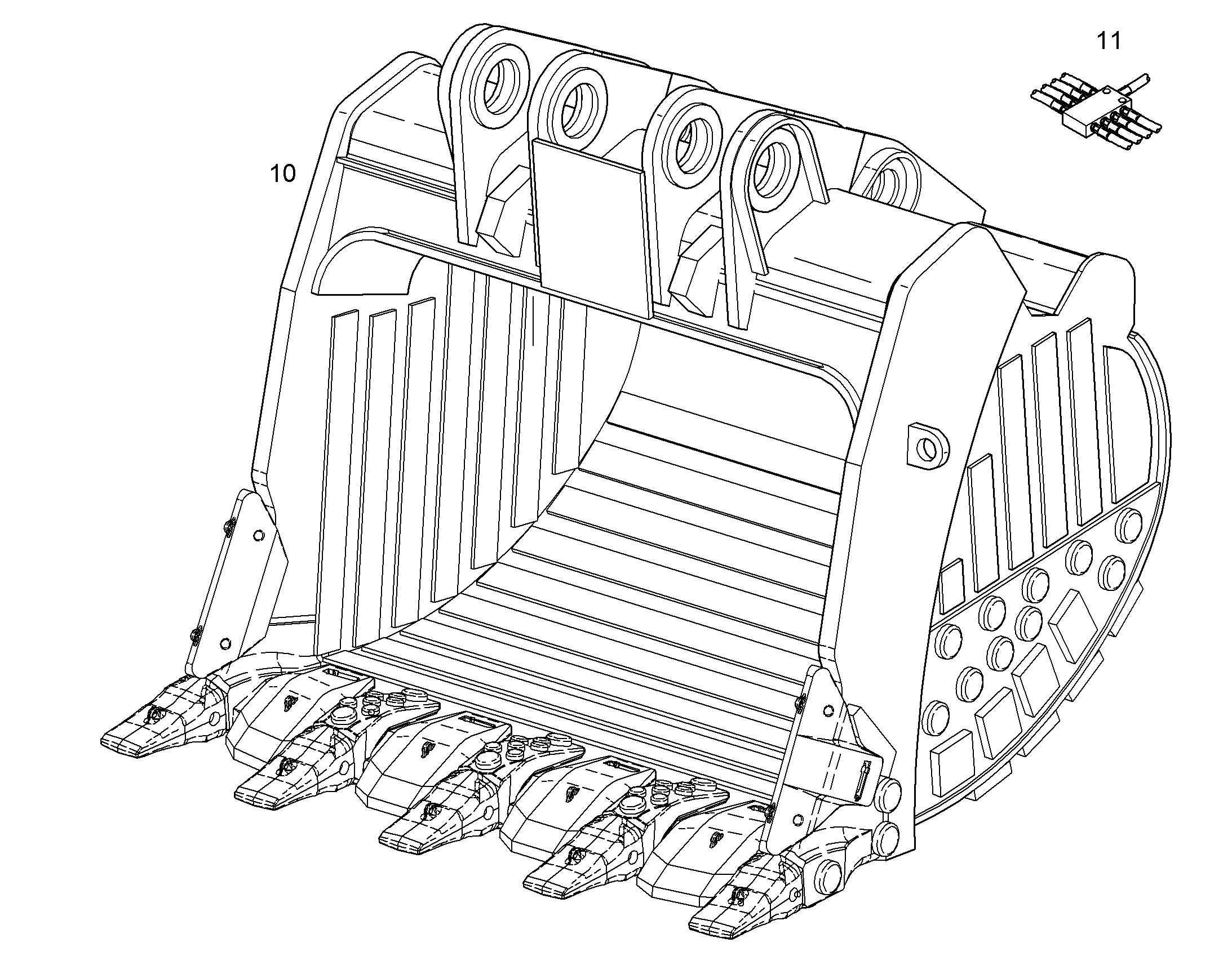 ЛОПАТА ОБРАТНАЯ HD 10377038 LIEBHERR