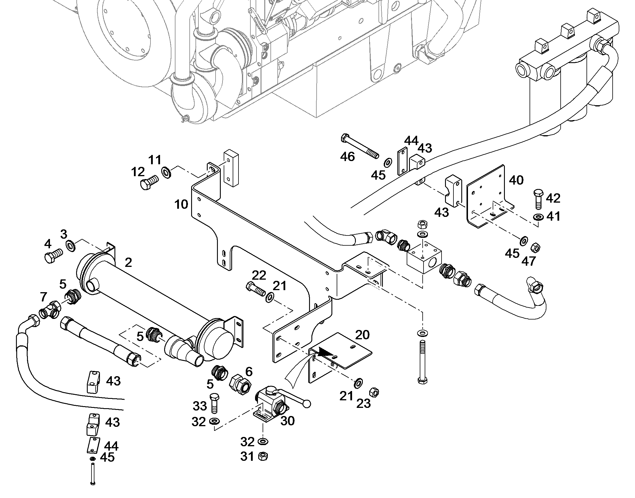 КОНСОЛЬ 10375838 LIEBHERR
