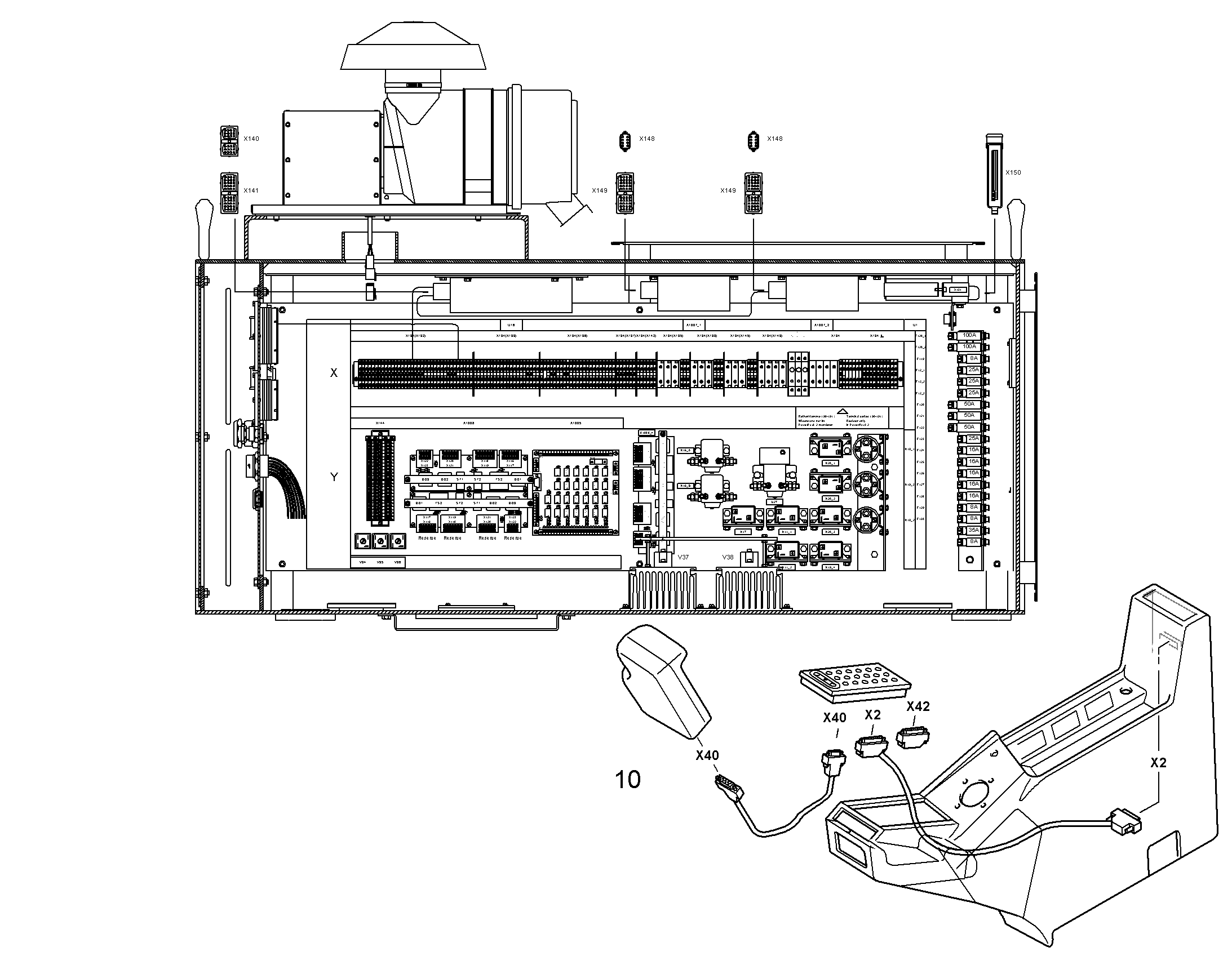 ДООСНАСТКА, УПРАВЛЕНИЕ LR 10373930 LIEBHERR