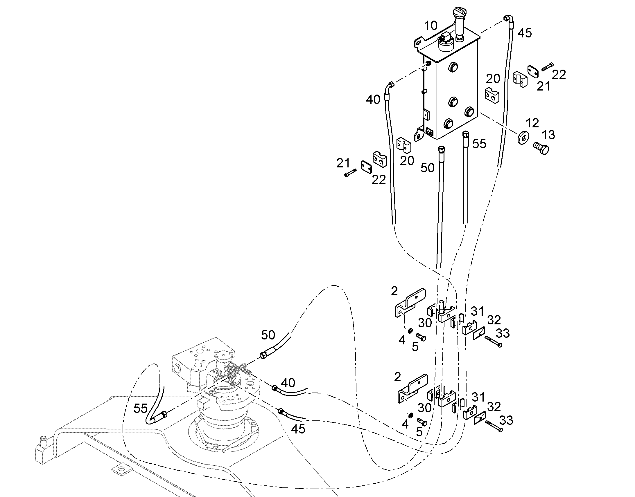 ШЛАНГ 10X4200 10488086 LIEBHERR