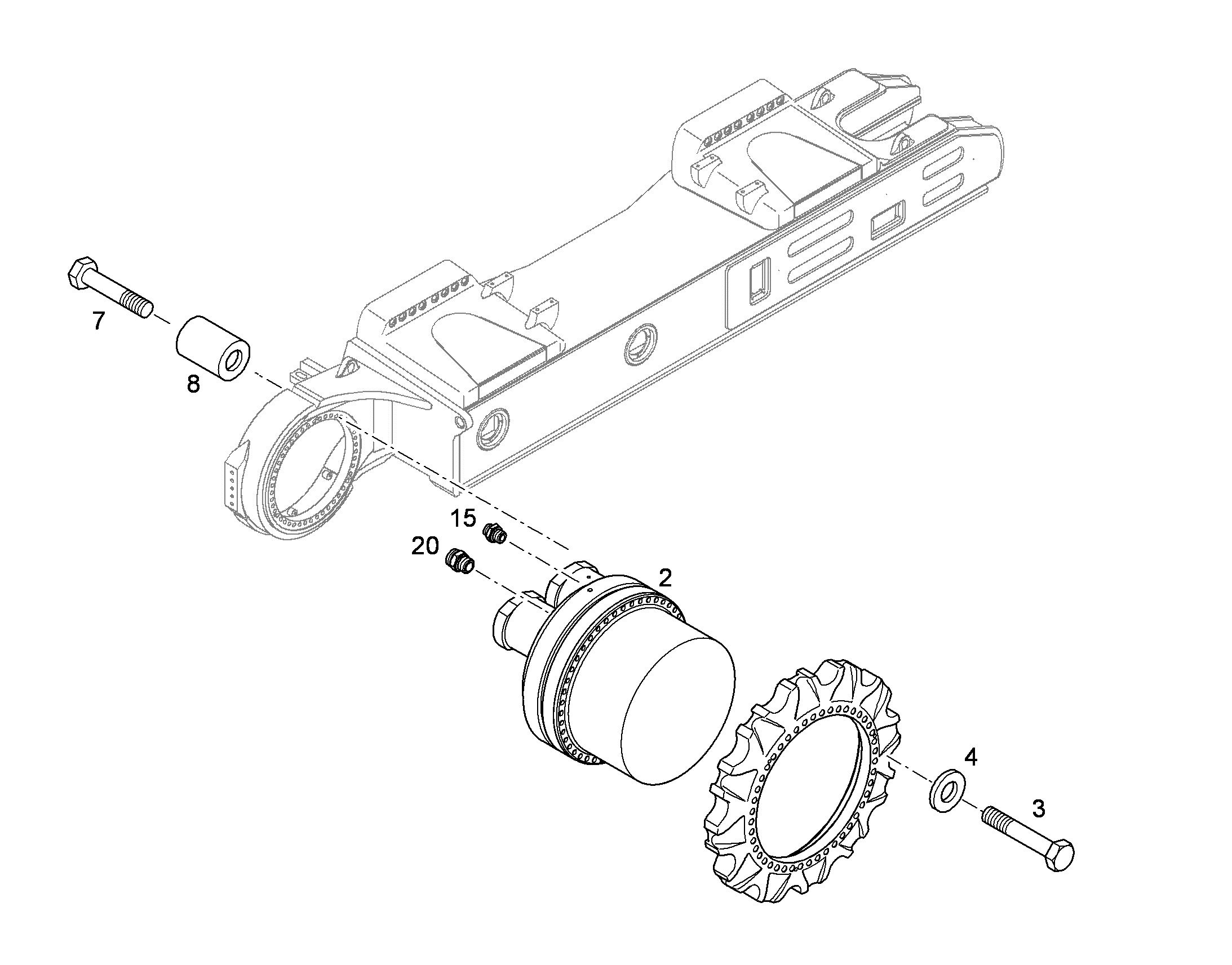 БОЛТ С ШЕСТИГРАННОЙ ГОЛОВКОЙ ISO 8765 M30X2X160 10.9 VERGUE 10490300 LIEBHERR