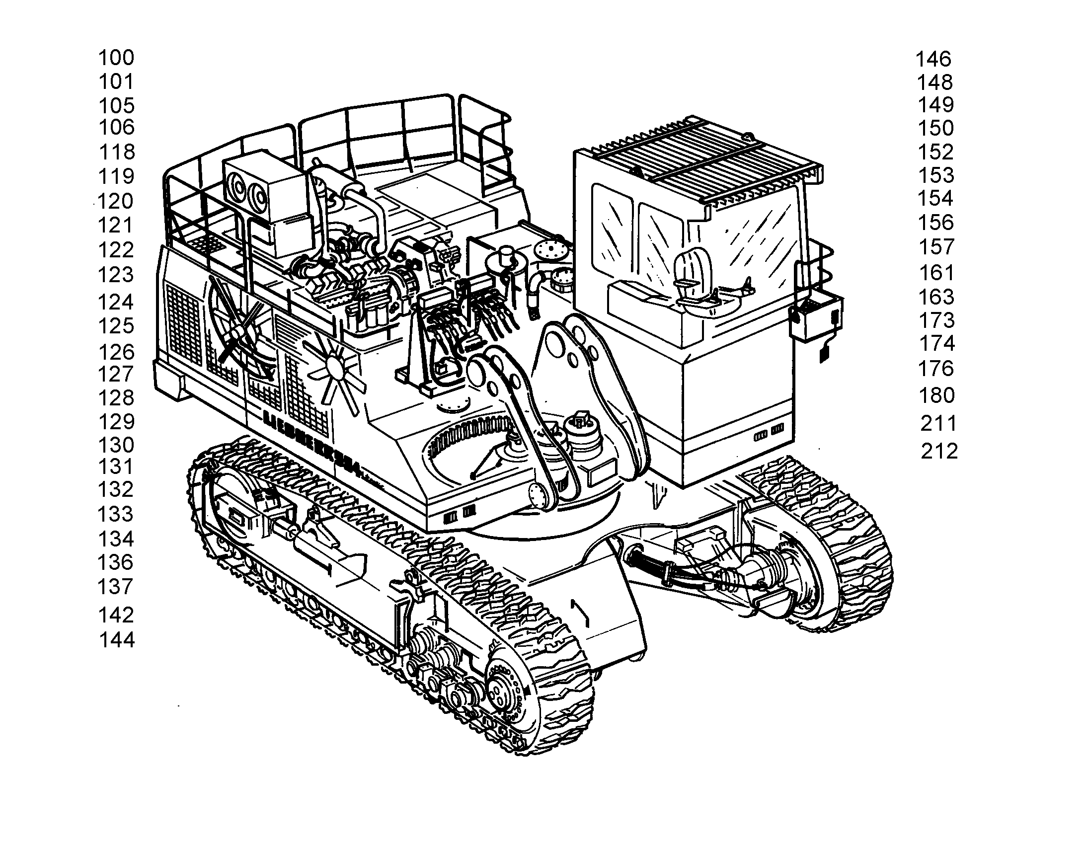 КОМПЛЕКТ КАБЕЛЕЙ 6204115 LIEBHERR