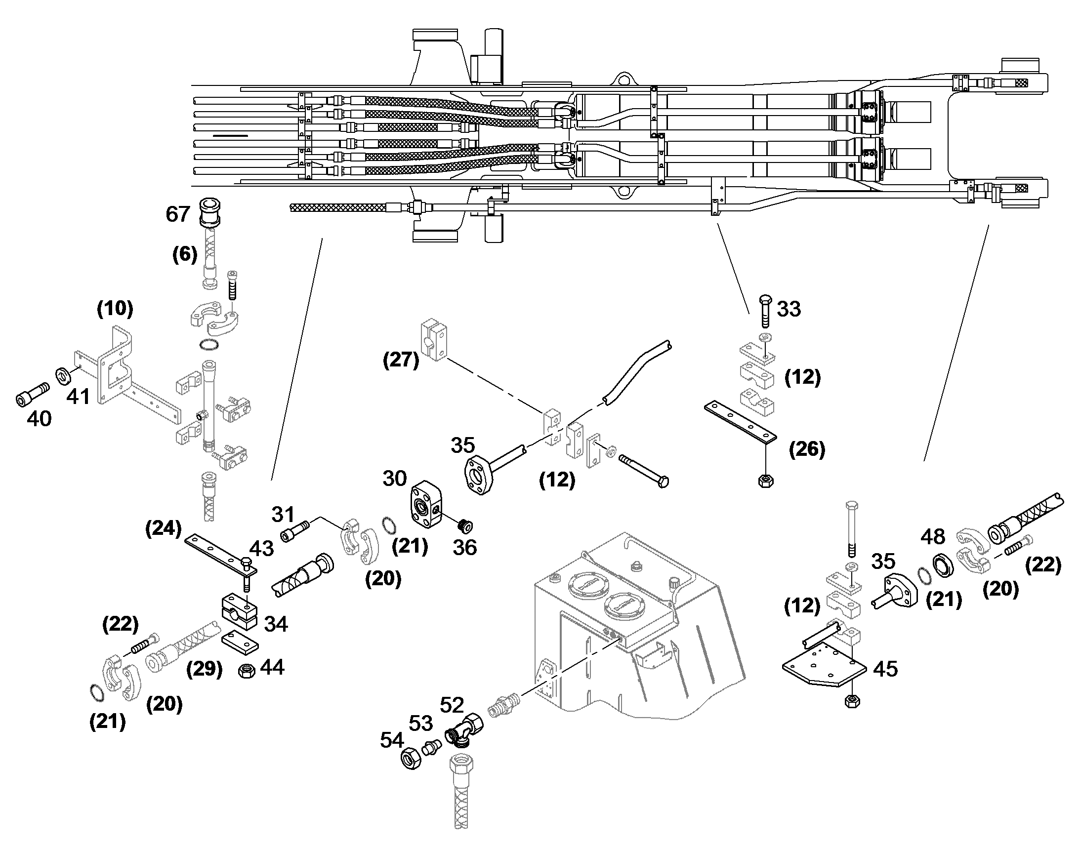 ФЛАНЕЦ ПРОМЕЖУТОЧНЫЙ 10387235 LIEBHERR