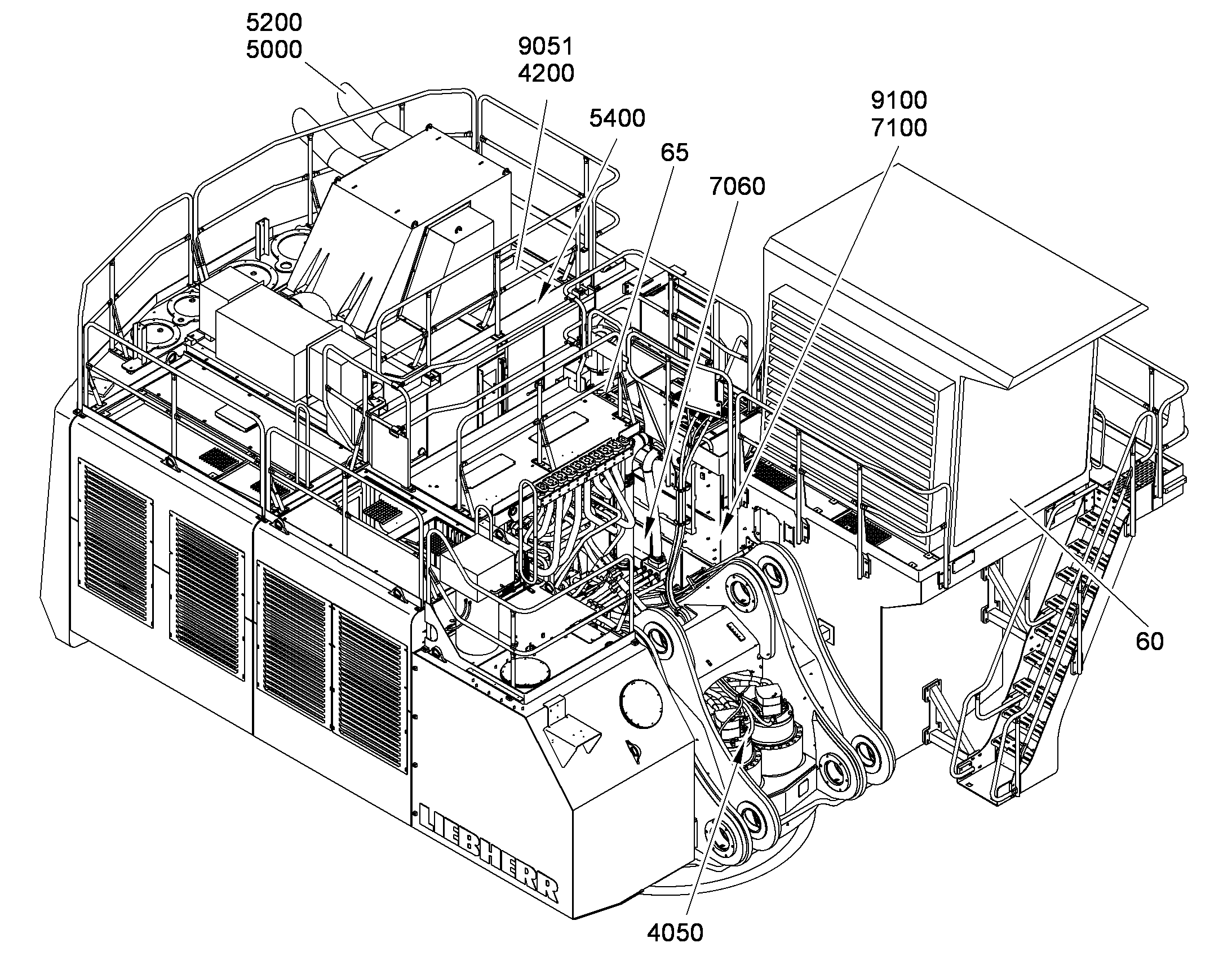 ЭЛ.СХ.КОМПЛ.ДЕТАЛЕЙ ГЕНЕРАТОРА -40°C 10389804 LIEBHERR