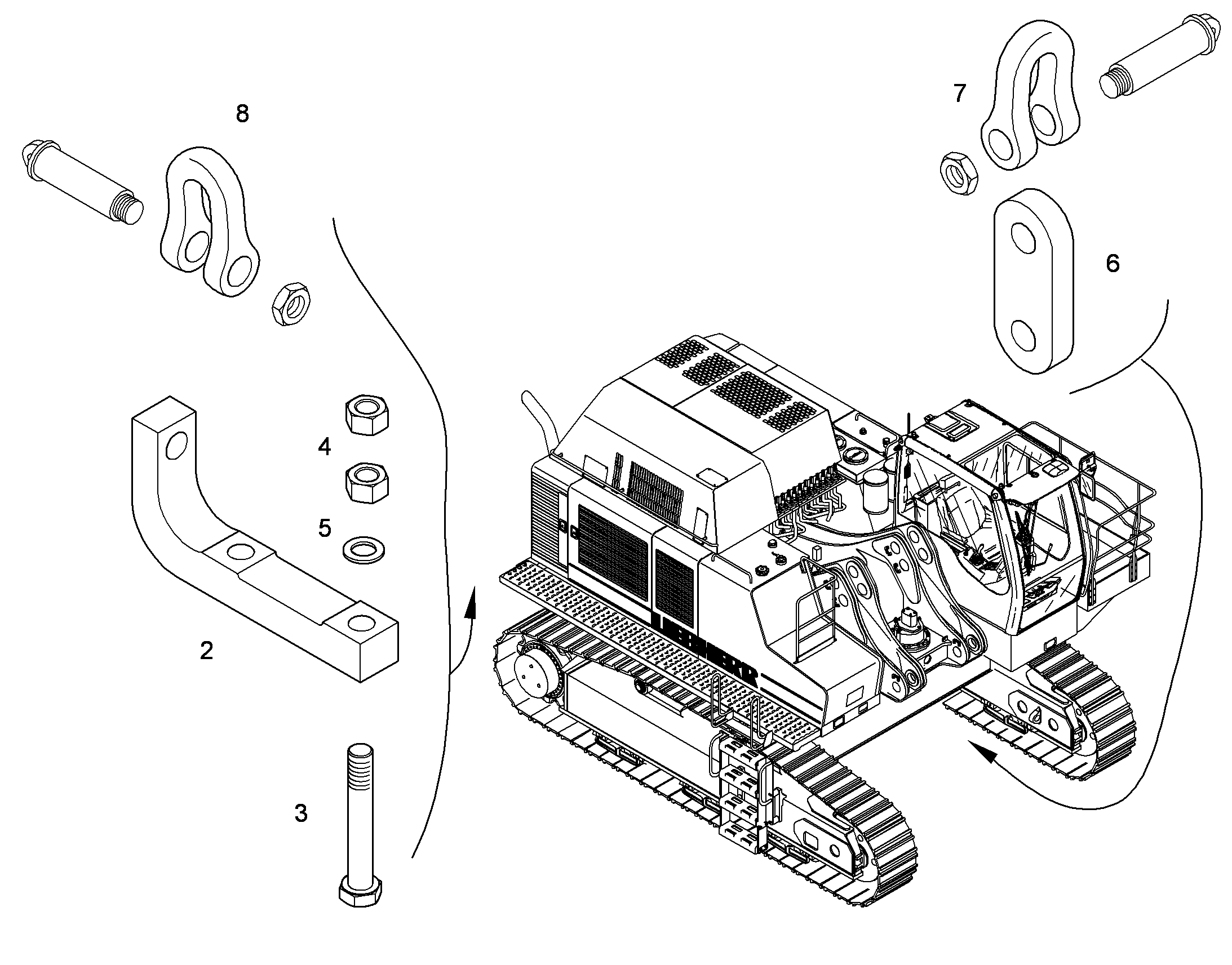 ШЕСТИГРАННАЯ ГАЙКА M42 4900547 LIEBHERR