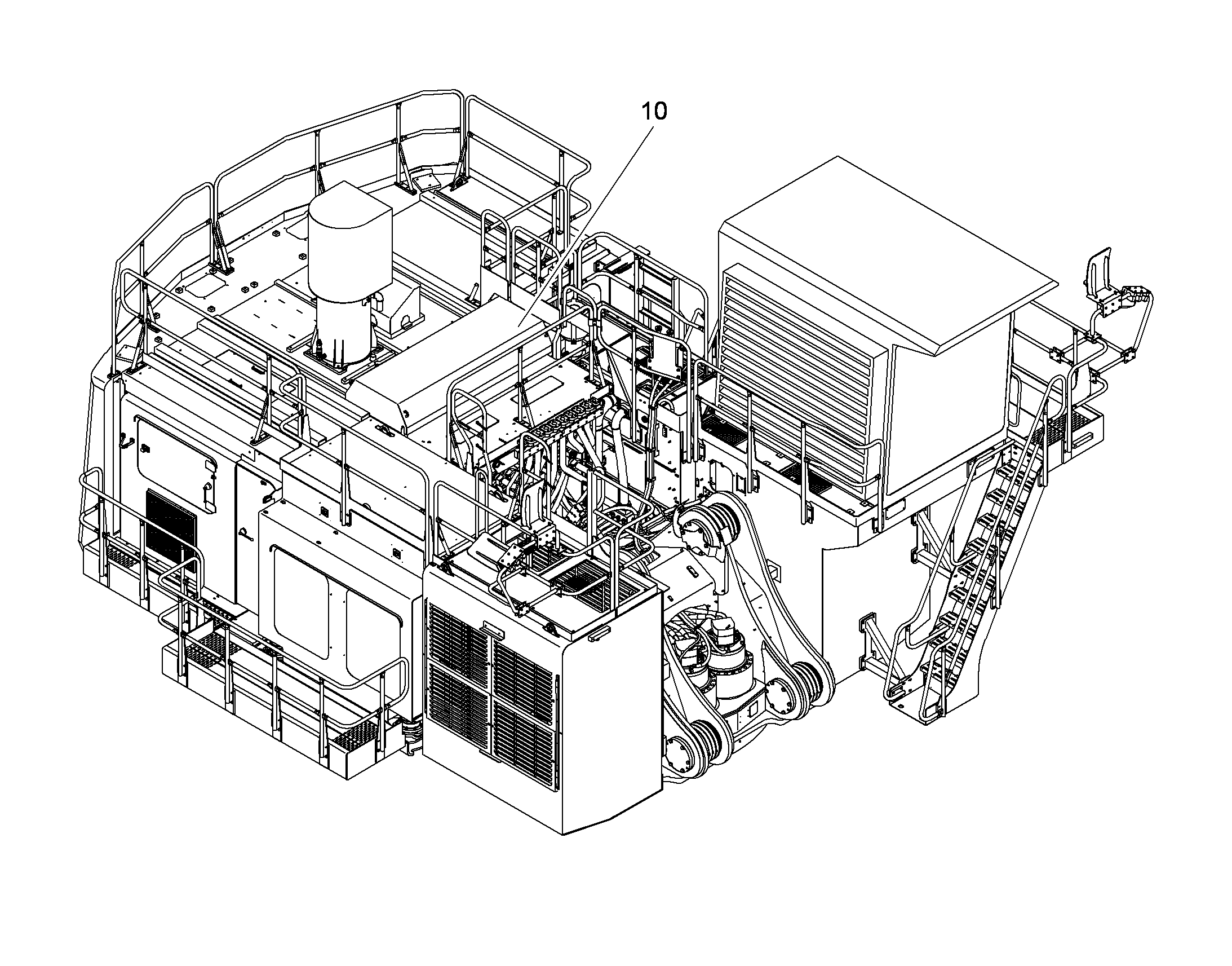 ВЫВОД ХОЛОДА Д. ПОВ. ПЛАТФОРМЫ 10391981 LIEBHERR