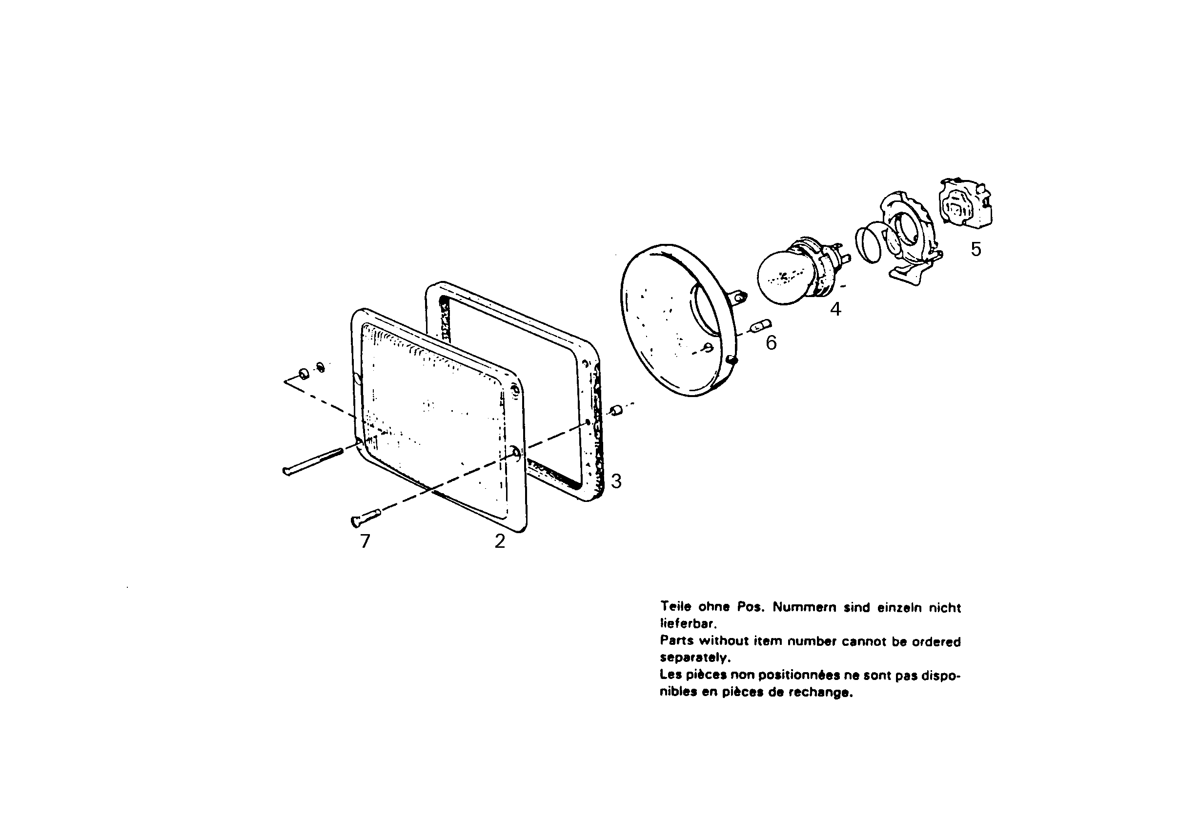 ОБОДОК ФОНАРЯ 7002596 LIEBHERR