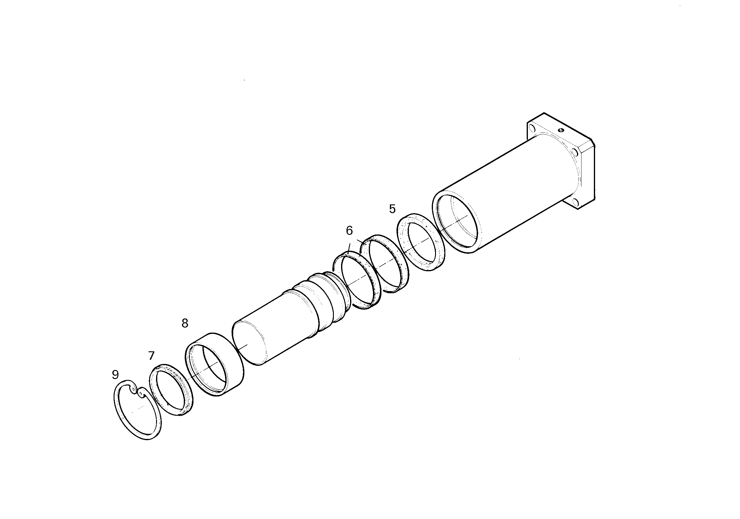 МАСЛОСЪЕМНОЕ КОЛЬЦО 150X162X12 5606927 LIEBHERR