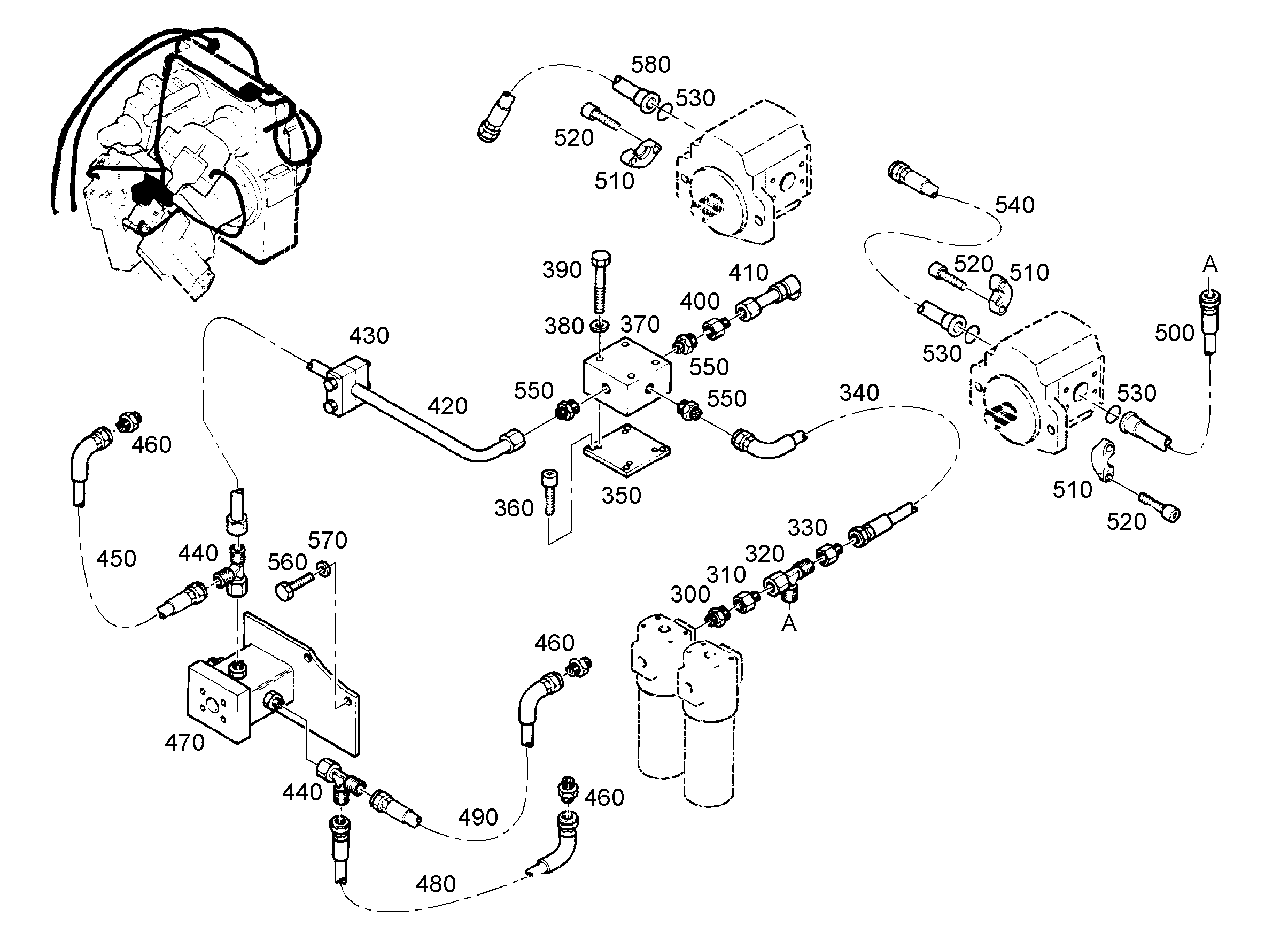 ШТУЦЕР ПОДКЛЮЧЕНИЯ МАНОМЕТРА 7002404 LIEBHERR