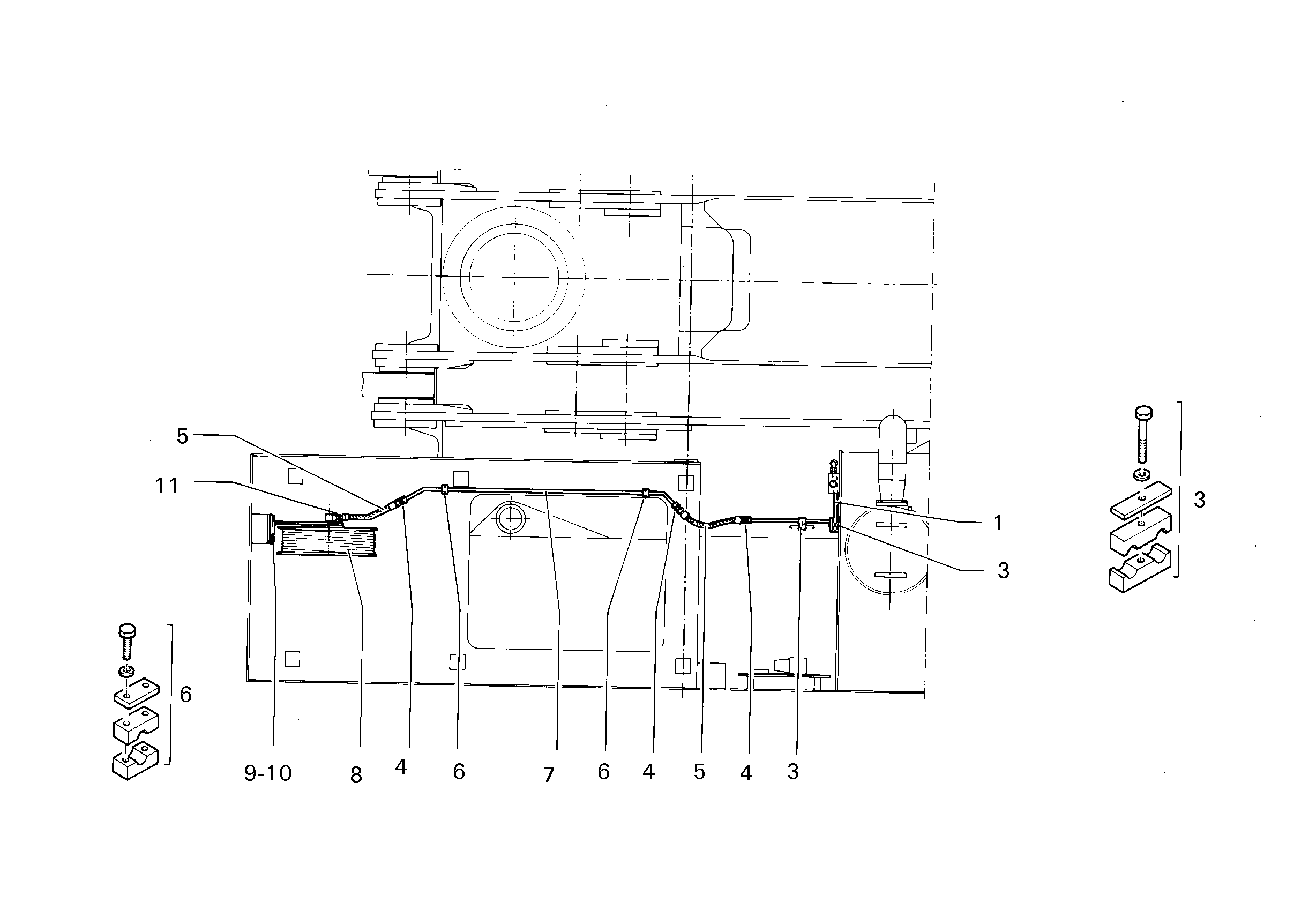 БАРАБАН ДЛЯ ШЛАНГА 5602454 LIEBHERR