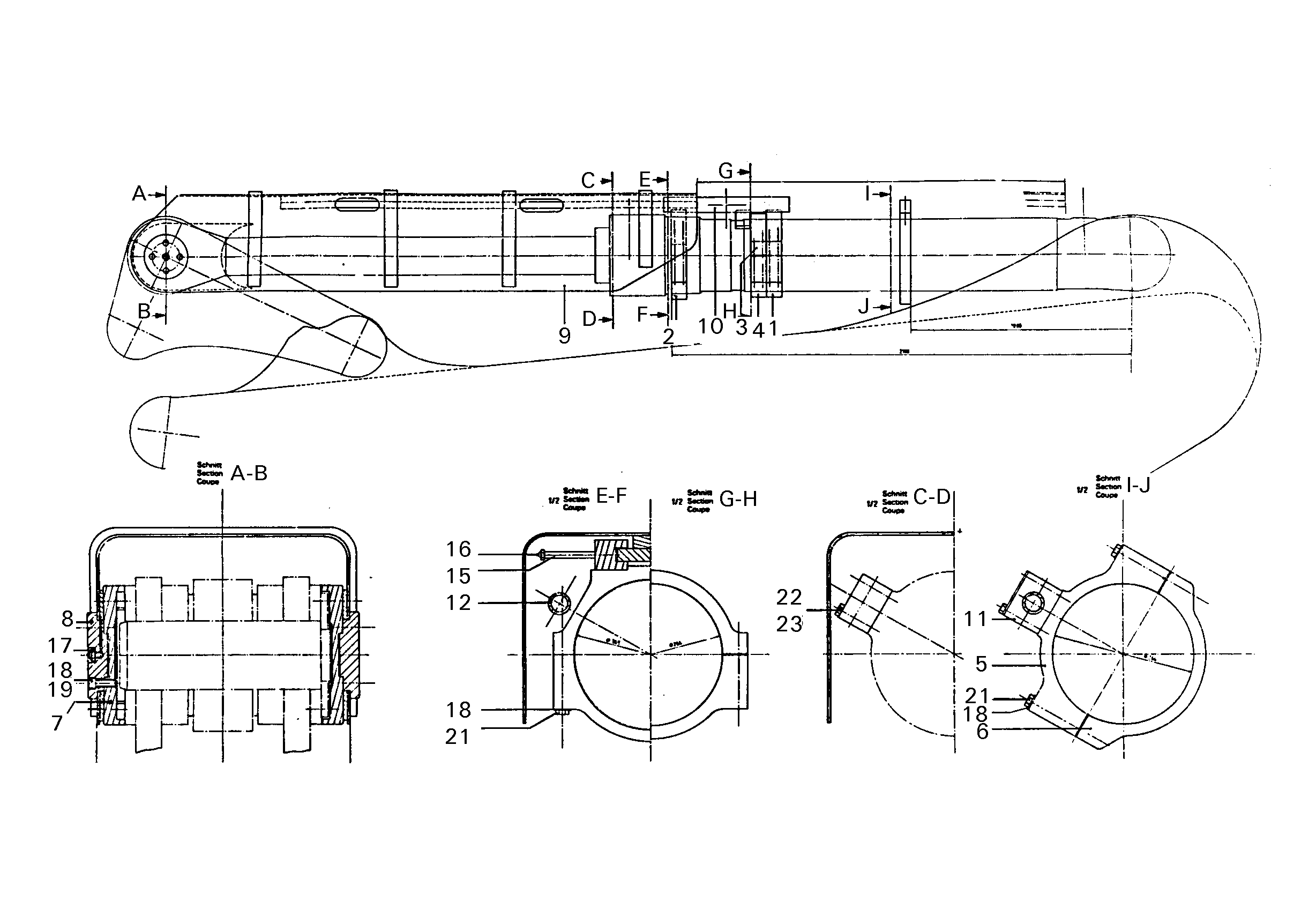 ПОЛУХОМУТИК 9352705 LIEBHERR