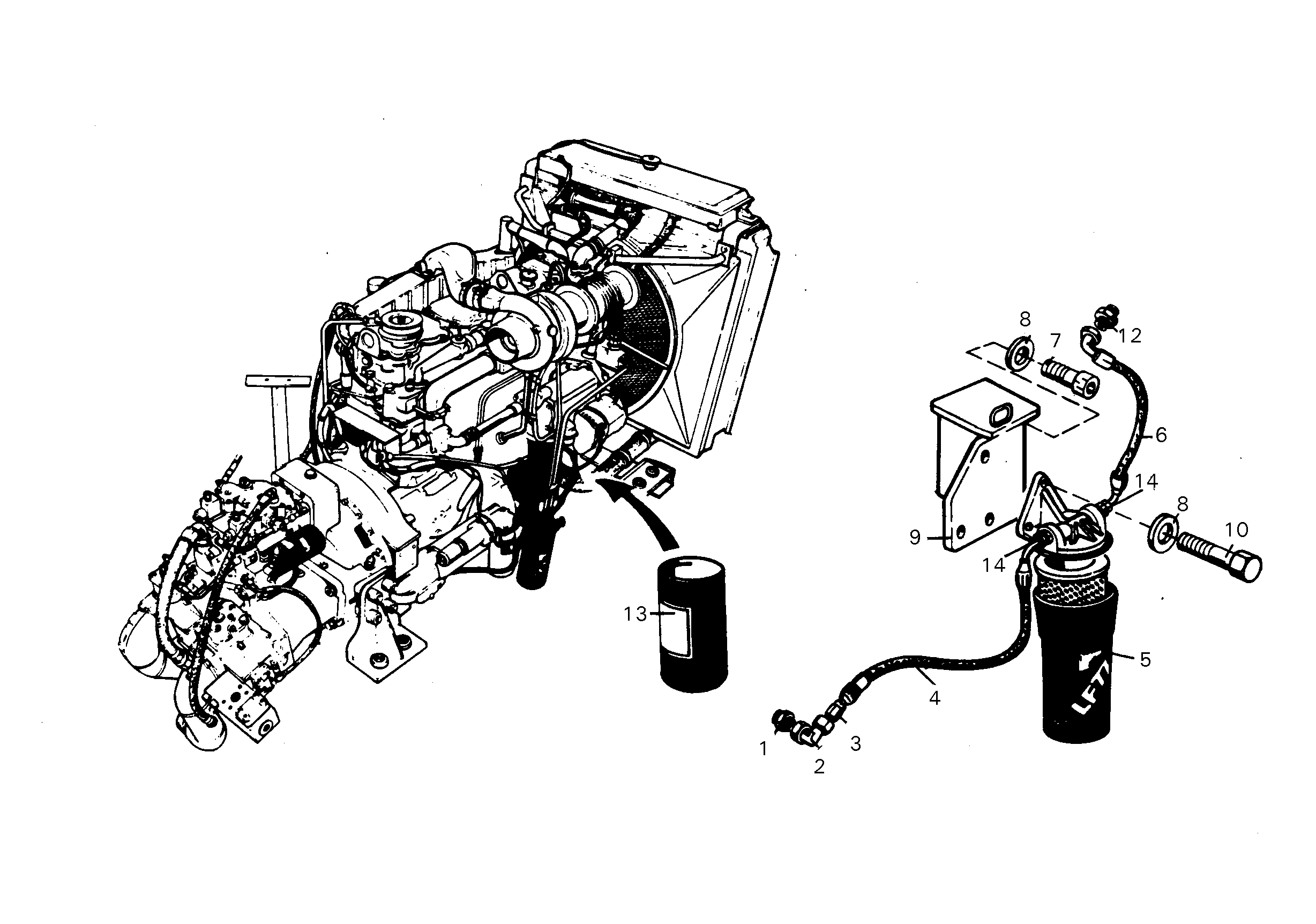 СОЕДИНЕНИЕ РЕЗЬБОВОЕ EVW 15L M22X1,5 4725003 LIEBHERR