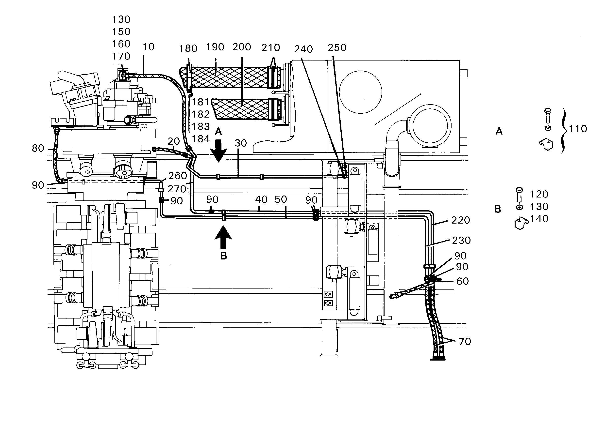 СКОБА d=165 9568102 LIEBHERR