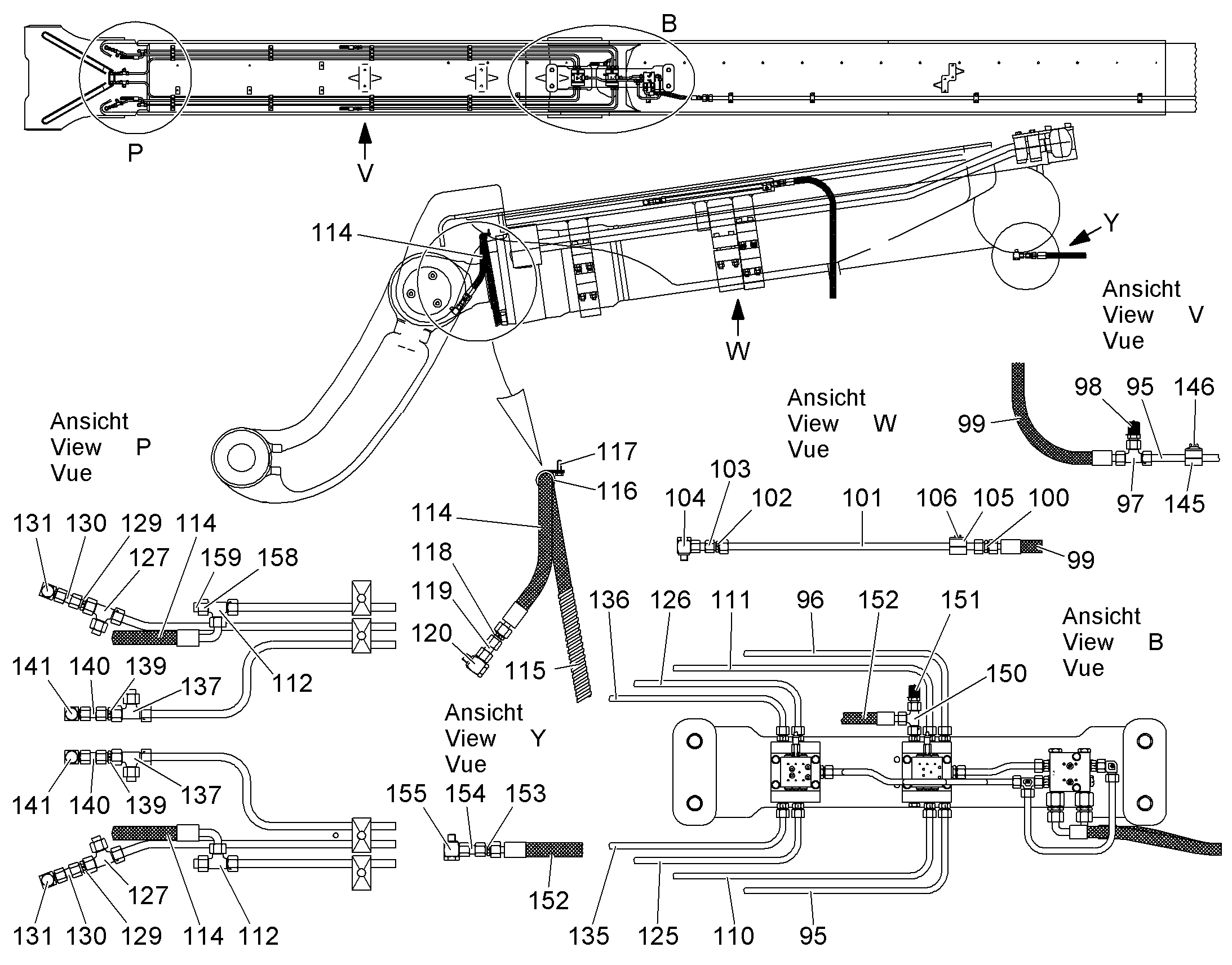 РЫЧАГ ПЕРЕКЛЮЧЕНИЯ 7371683 LIEBHERR
