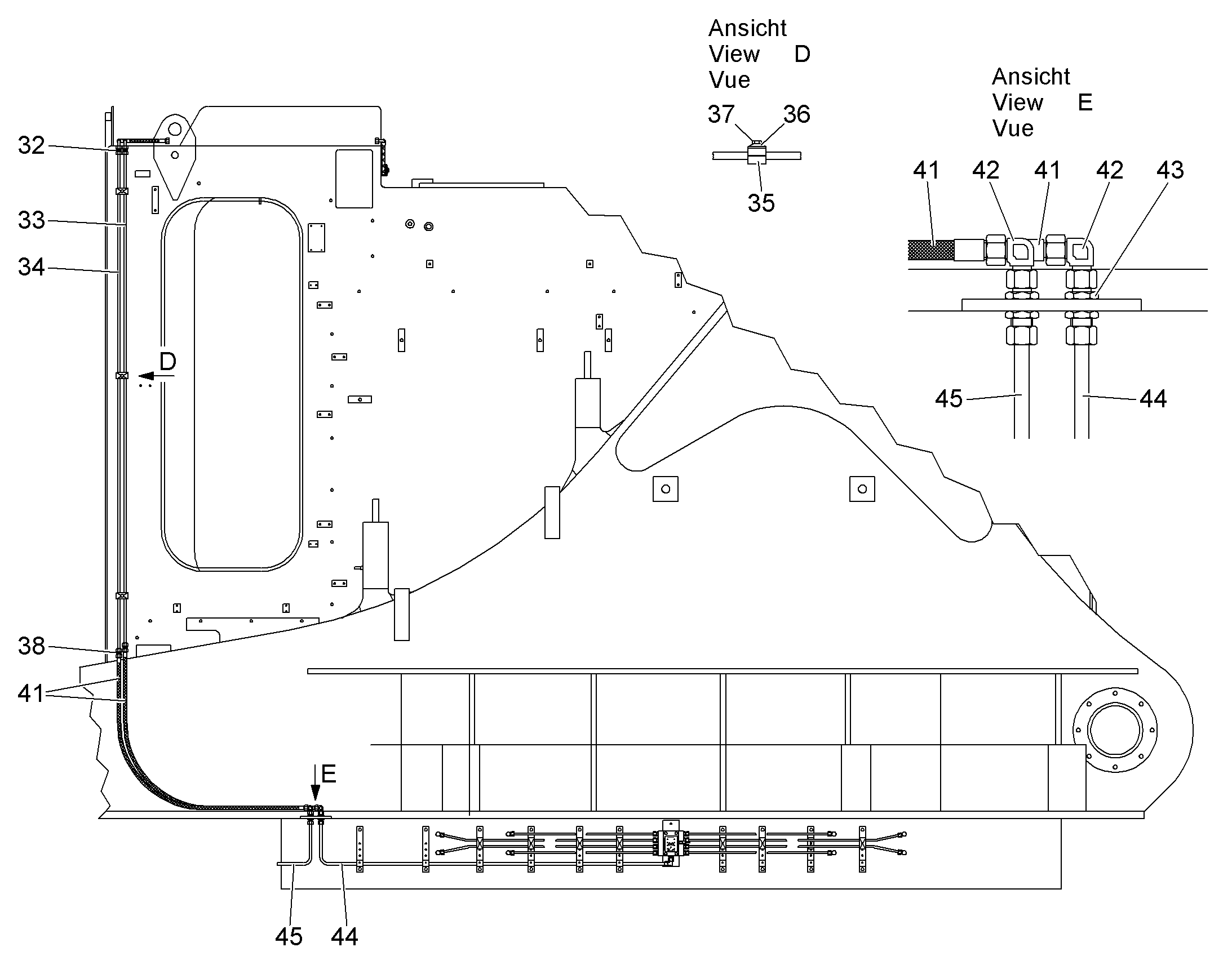 ШЛАНГ 10X2450 10291235 LIEBHERR