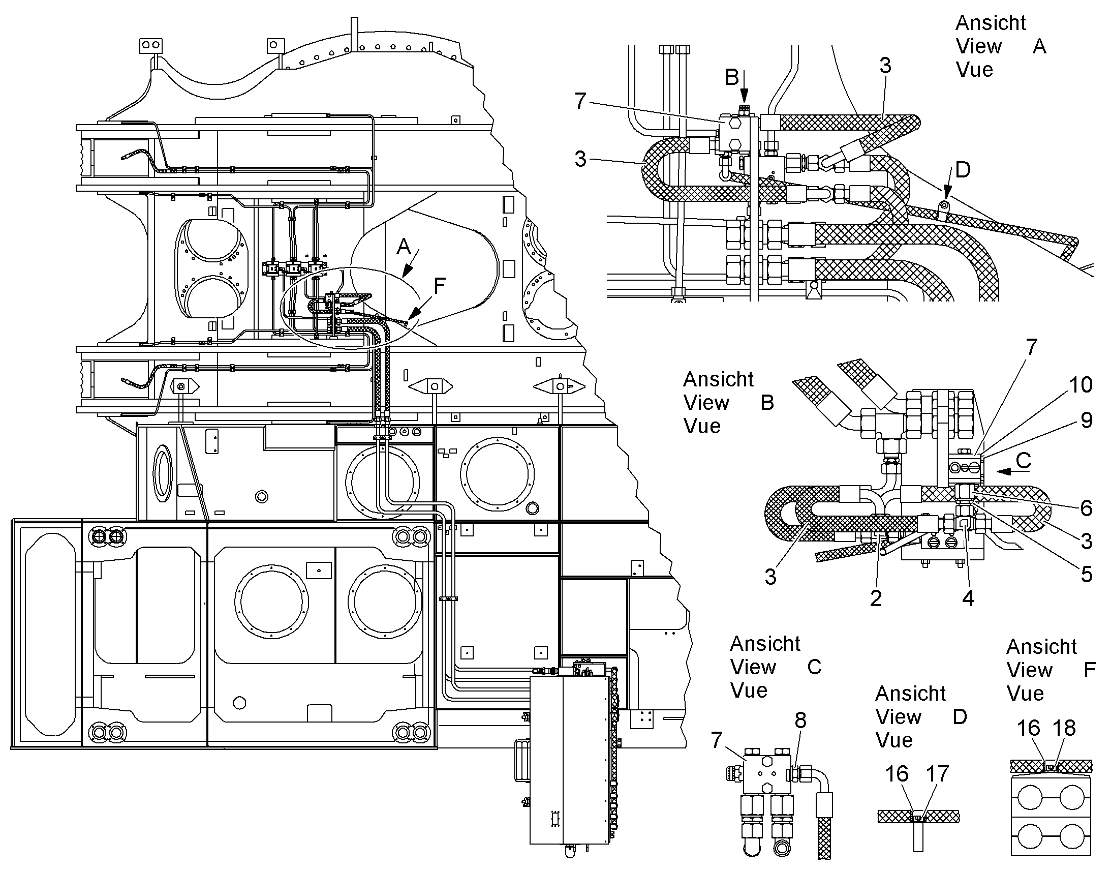 РАСПРЕДЕЛИТЕЛЬ 10017738 LIEBHERR