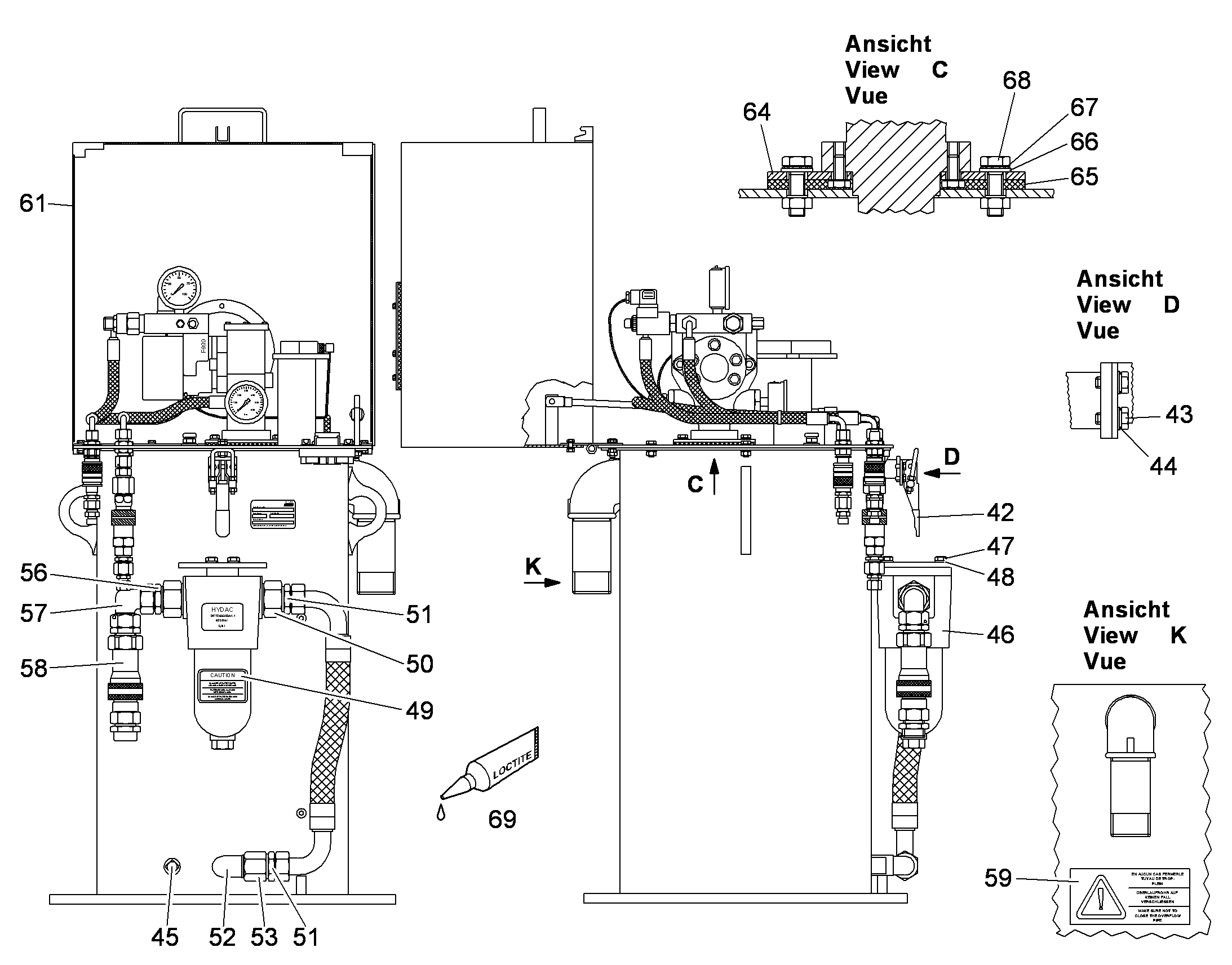 ШТУЦЕР РЕЗЬБОВОЙ 10290799 LIEBHERR