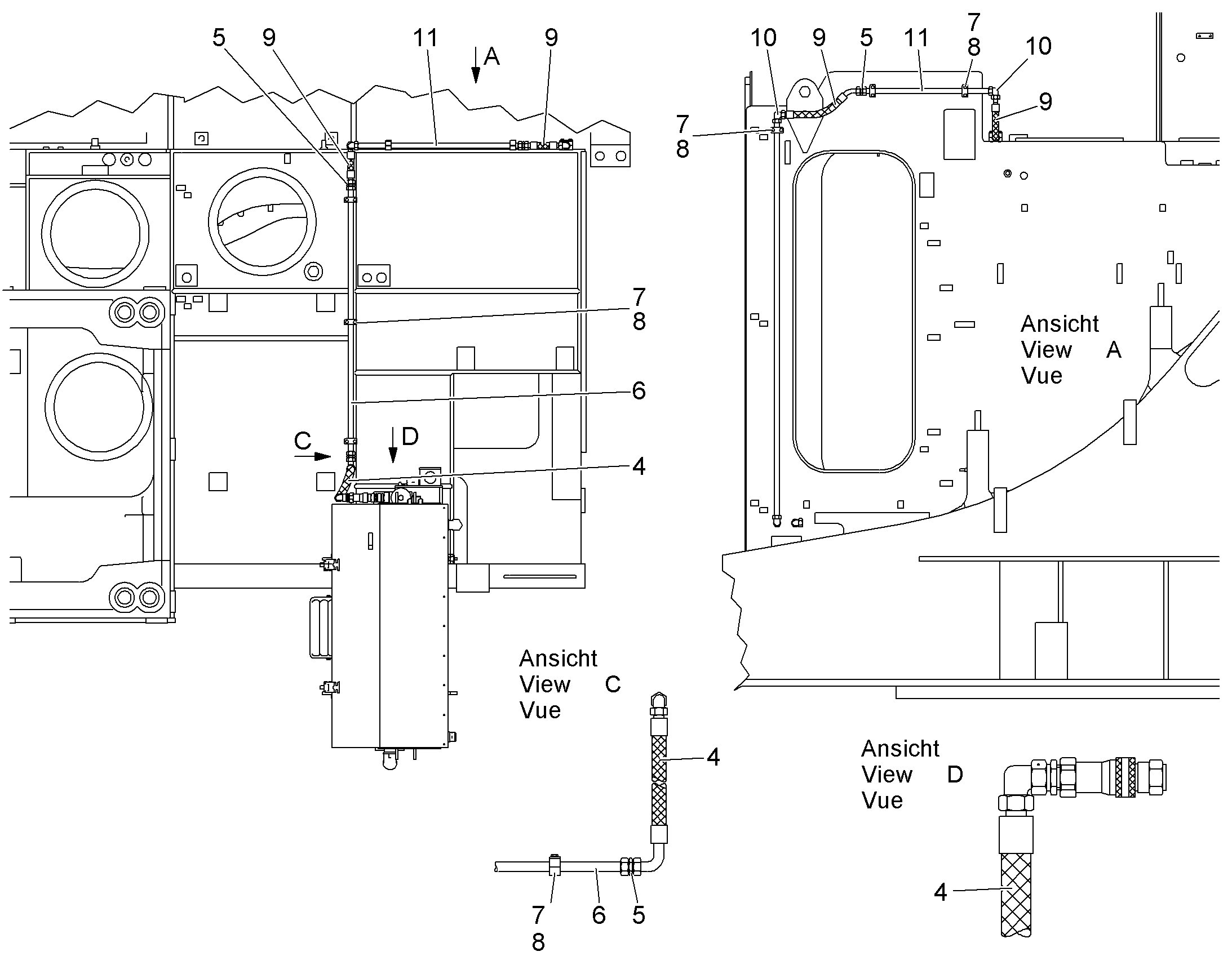ШЛАНГ 25X450 10291499 LIEBHERR