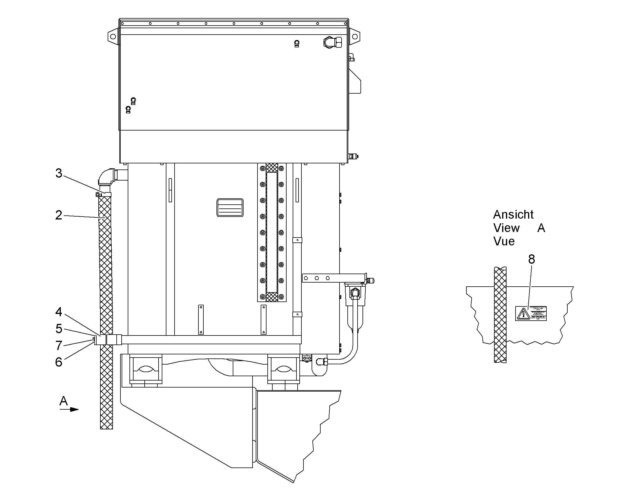 СКОБА ДЛЯ КРЕПЛЕНИЯ ТРУБЫ 10290729 LIEBHERR