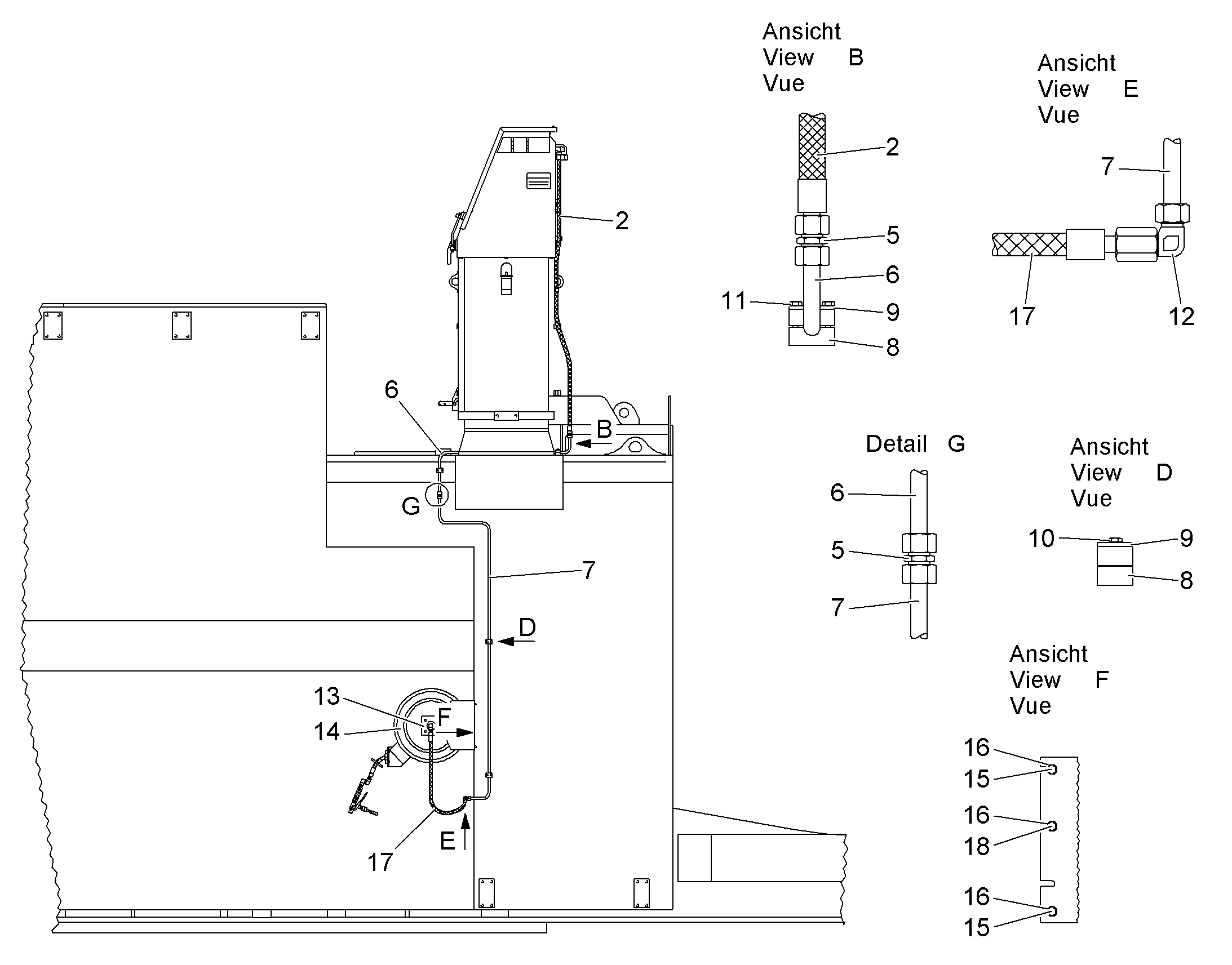 ШЛАНГ 12X1650 10290999 LIEBHERR