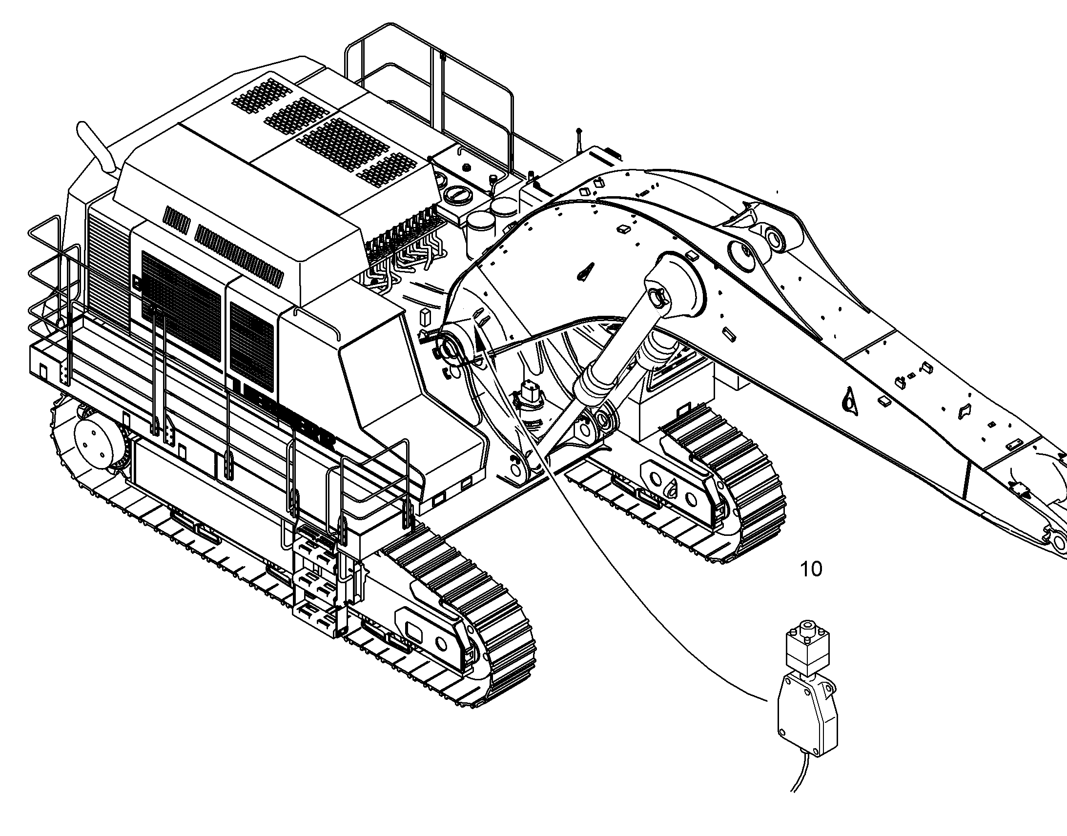 УСТР.ПРЕДУП.О ПЕРЕГРУЗКЕ R984C 10382813 LIEBHERR