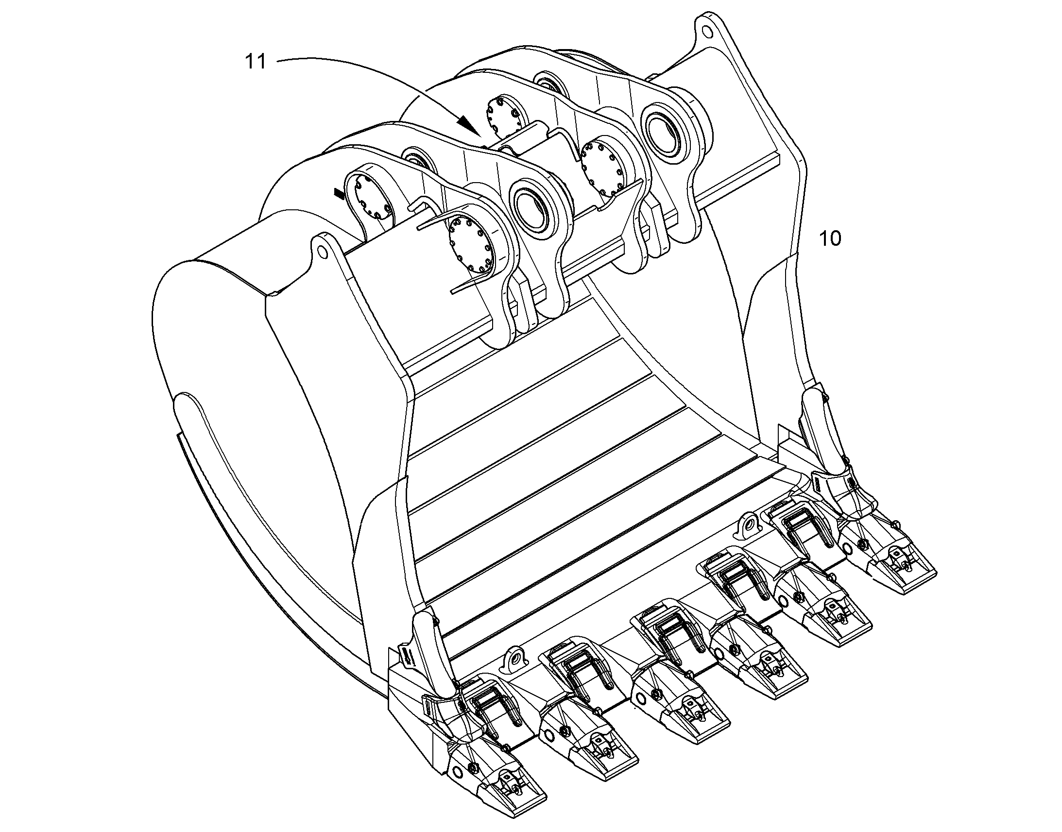 ЛОПАТА ОБРАТНАЯ 10384923 LIEBHERR