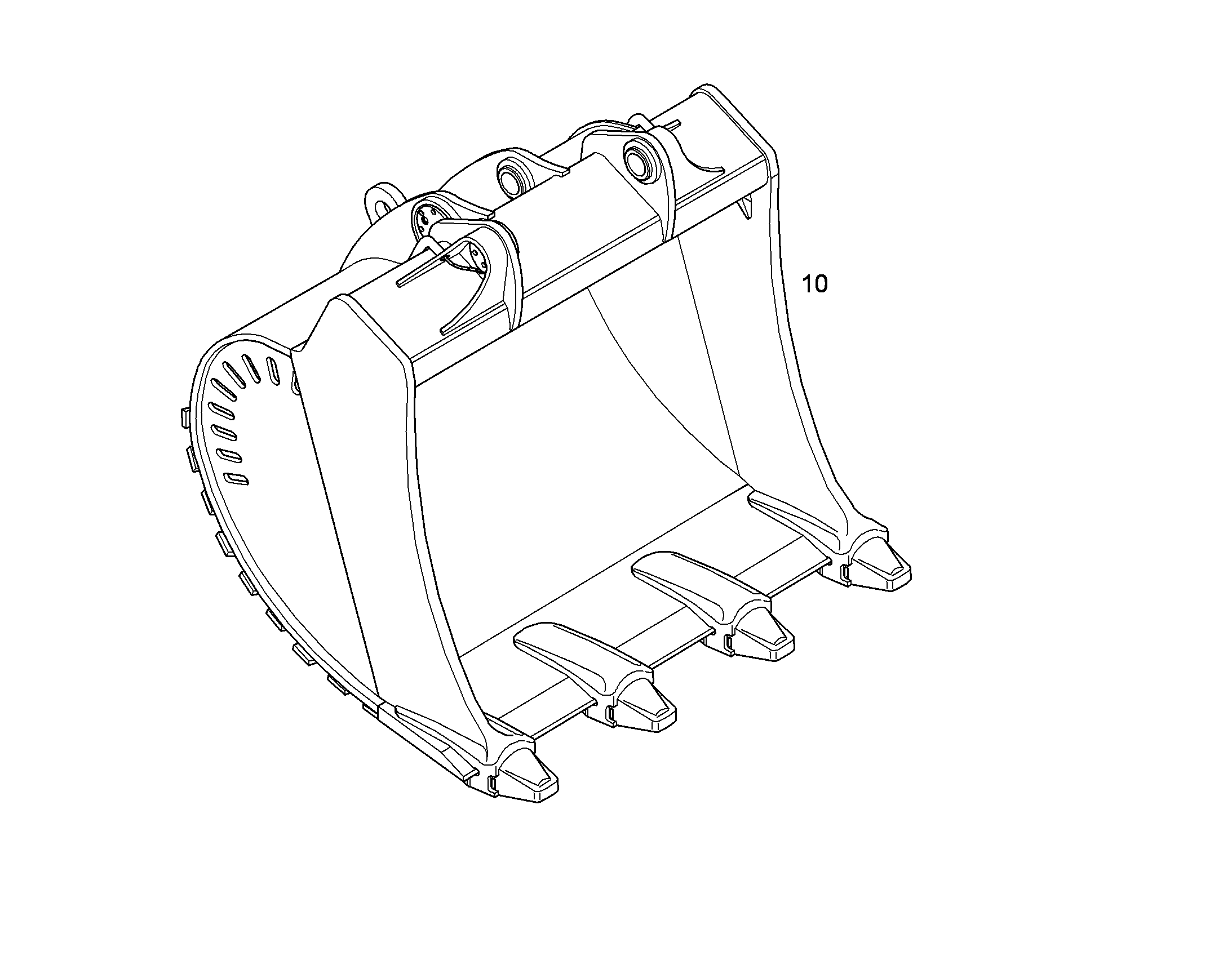ЛОПАТА ОБРАТНАЯ 10388585 LIEBHERR
