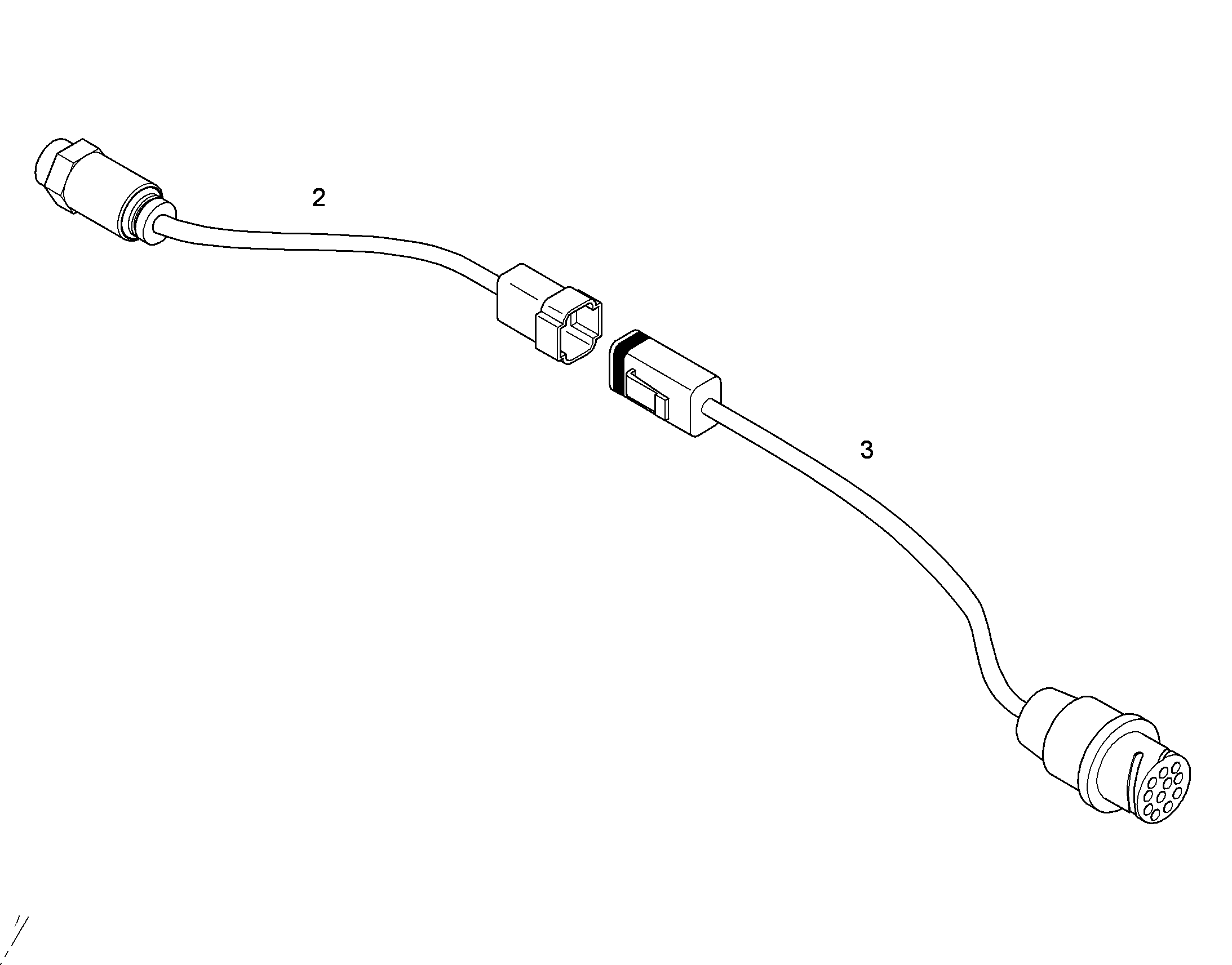 КАБЕЛЬ АДАПТЕРА TEMP. SENSOR 10387579 LIEBHERR