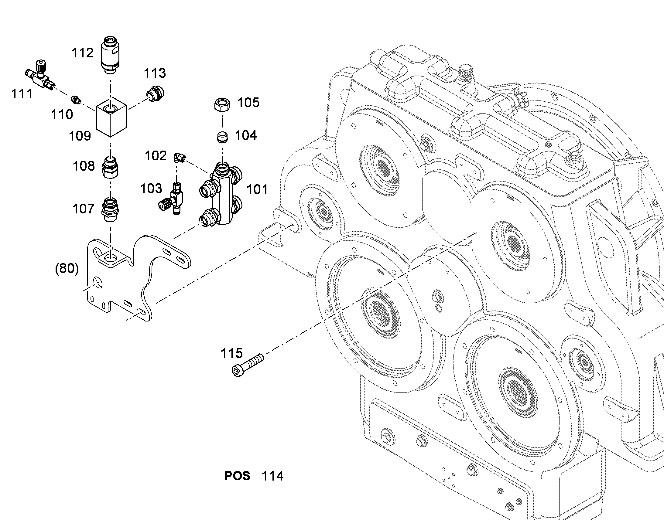 ГИДР.УСТ.СИЛ. МОДУЛЬ-ОХЛ.МАСЛА 9805061 LIEBHERR