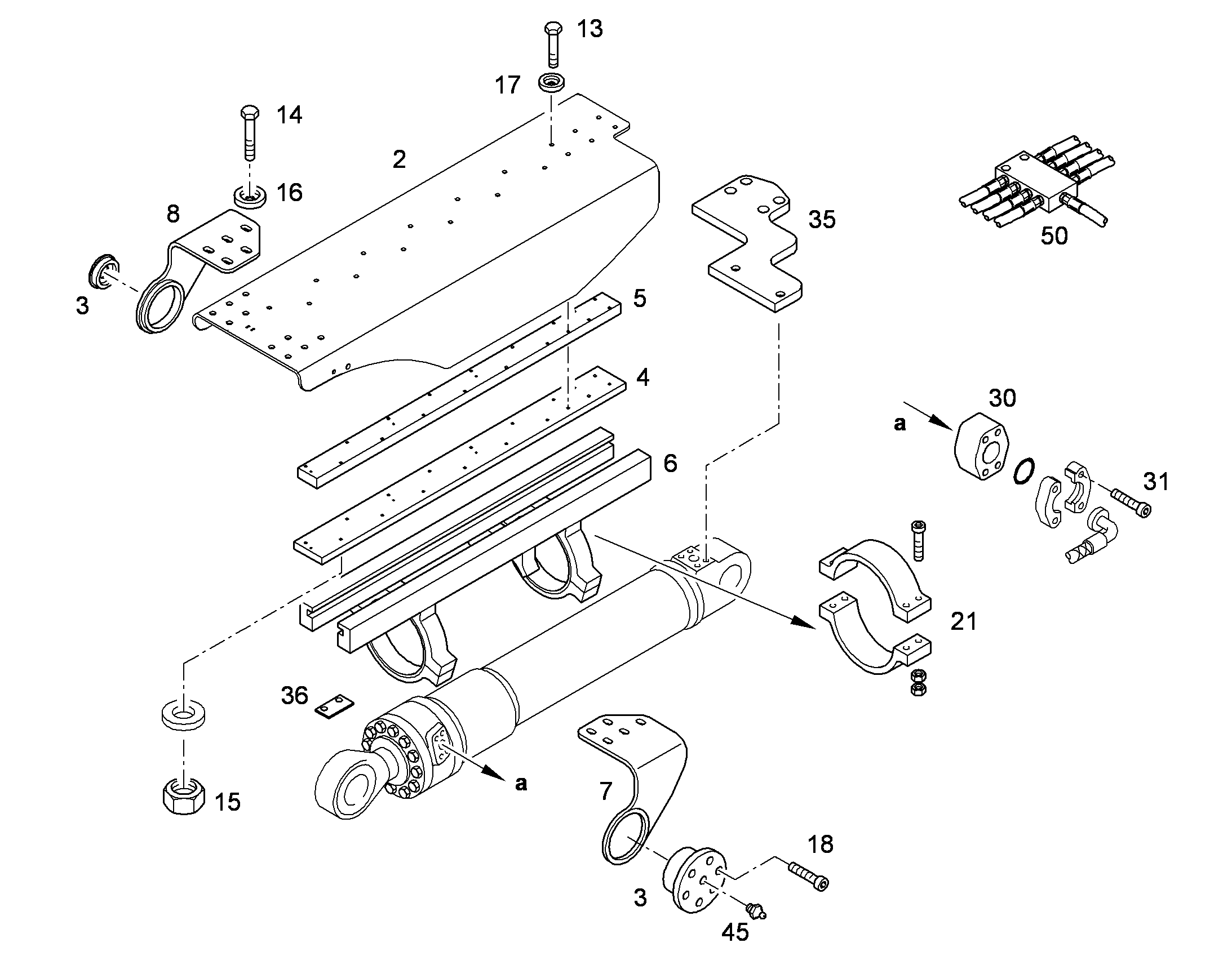 СКОБА d=203 9682839 LIEBHERR