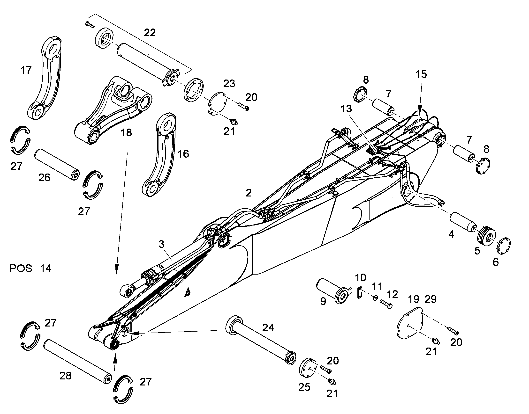 ЭЛЕКТРОУСТАНОВКА РУКОЯТИ 10397906 LIEBHERR