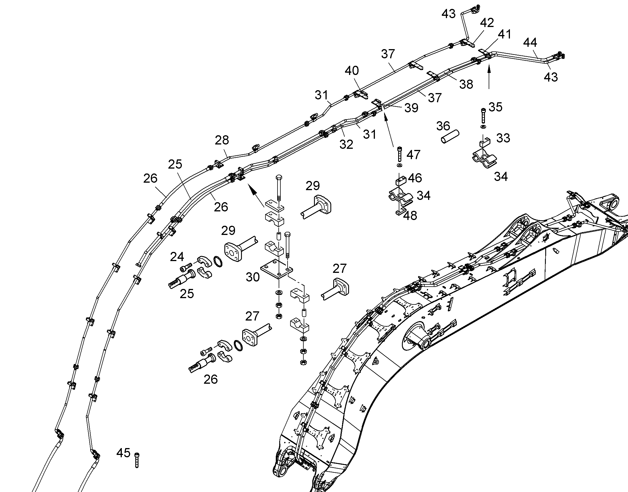ПОЛУХОМУТИК 9927399 LIEBHERR