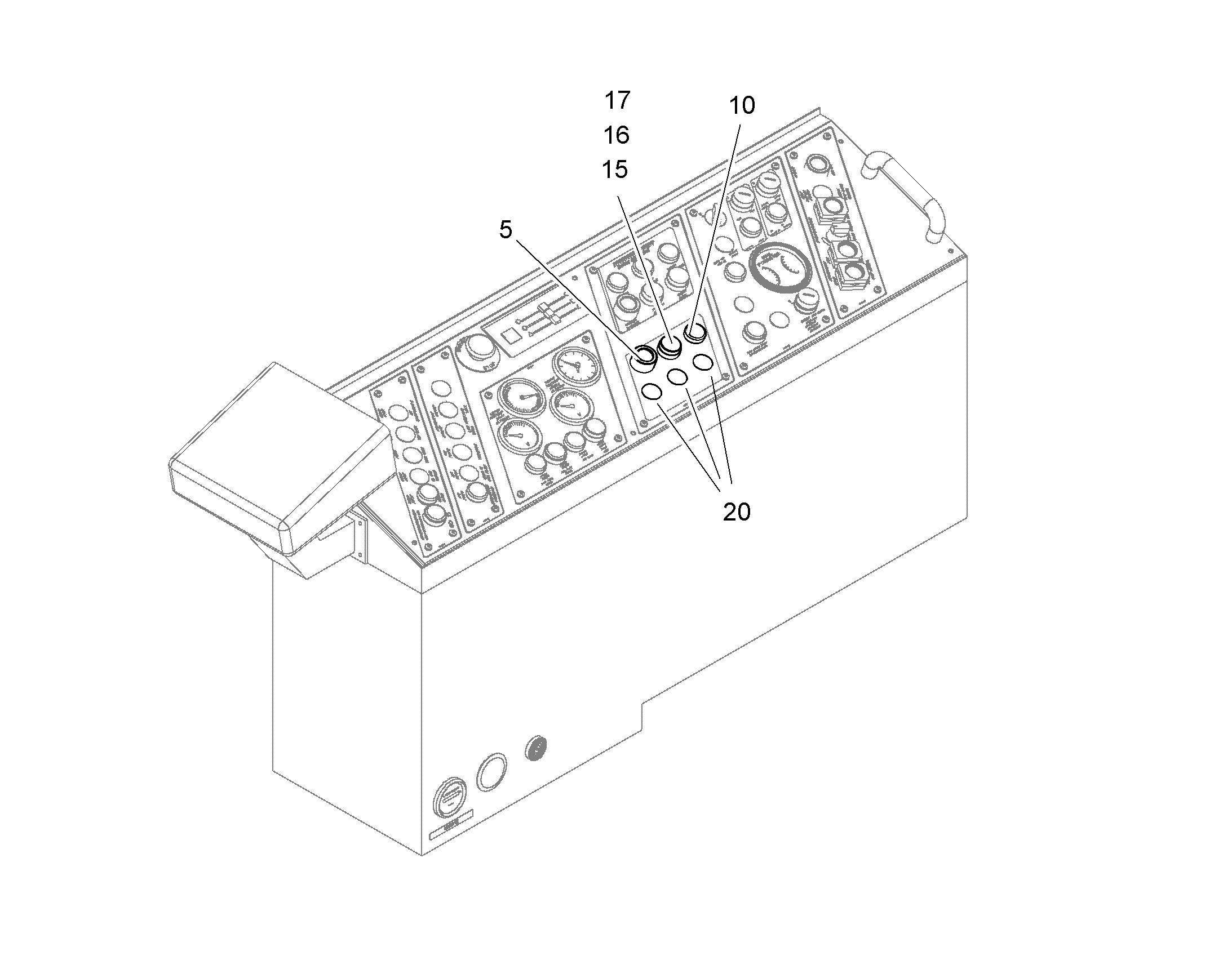ПЕРЕКЛЮЧАТЕЛЬ МНОГОПОЗИЦИОННЫЙ 10815986 LIEBHERR
