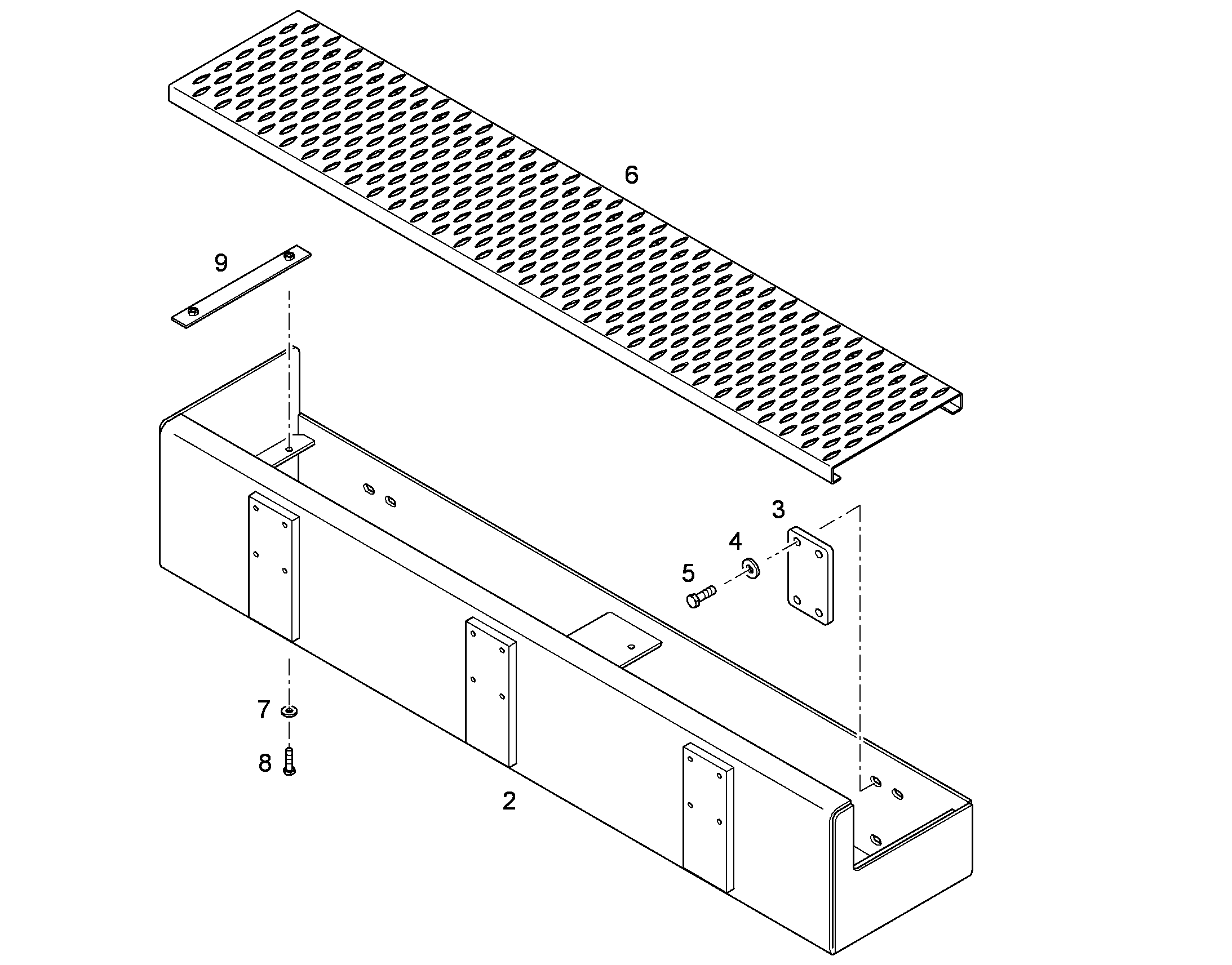 РЕШЕТКА КОЛОСНИКОВАЯ 10382845 LIEBHERR