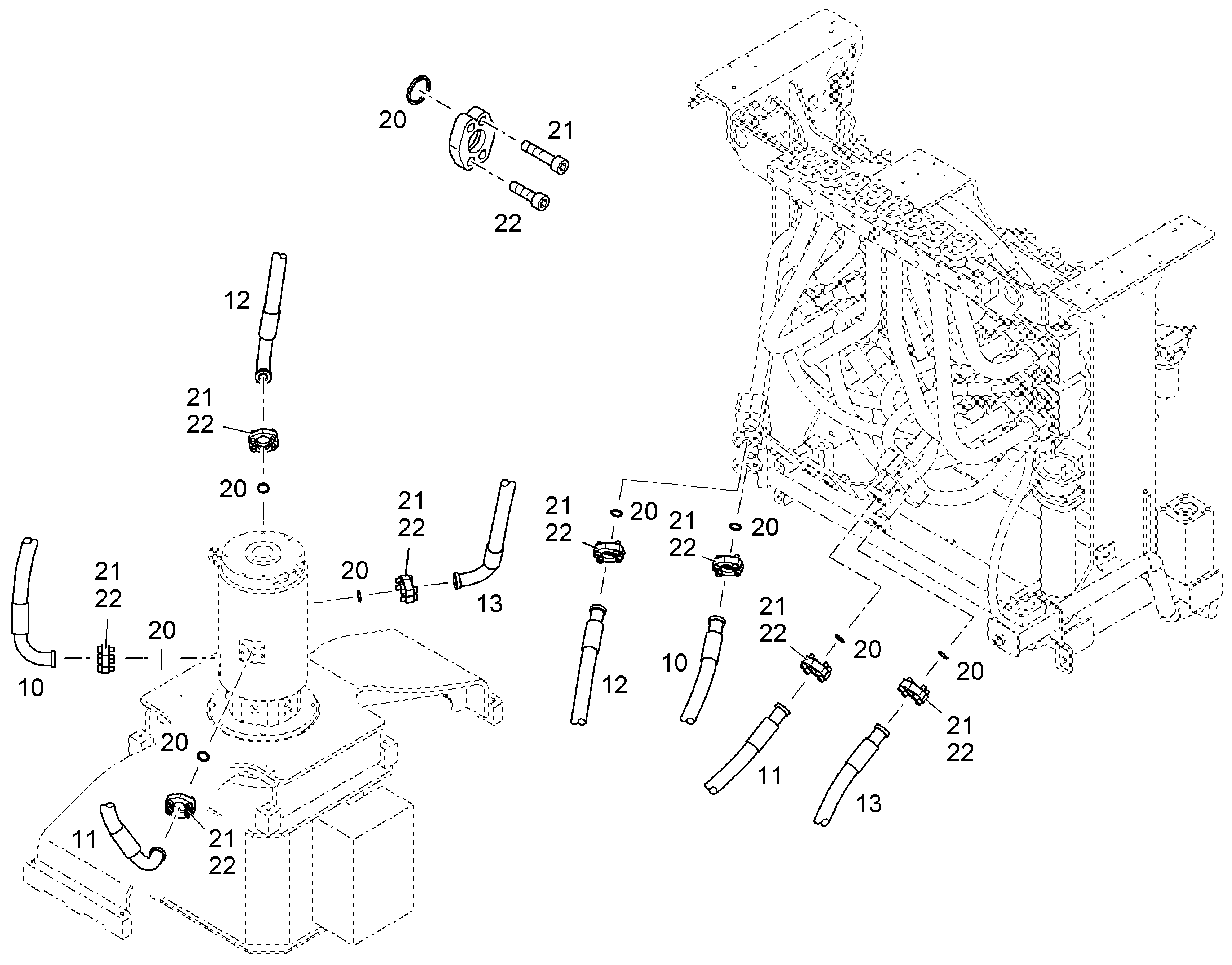 ШЛАНГ 40X2000 10678218 LIEBHERR