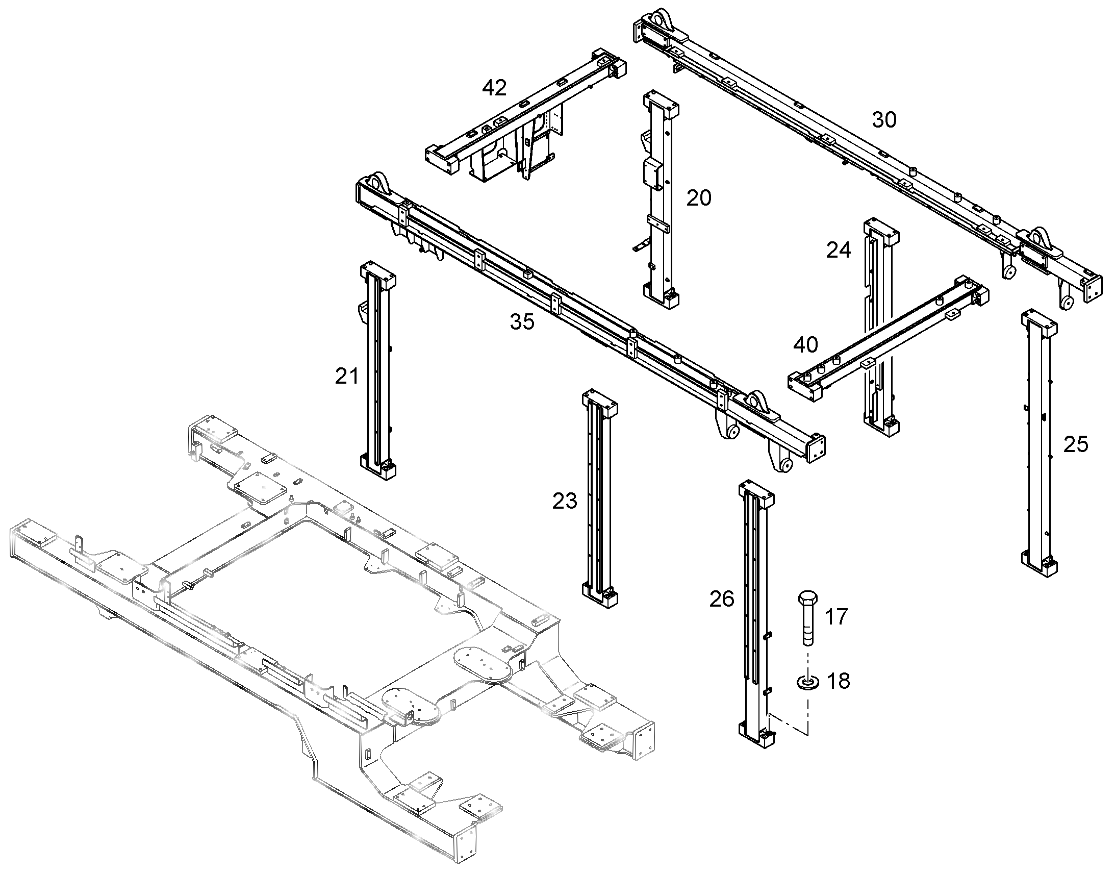 ОПОРА 10379424 LIEBHERR