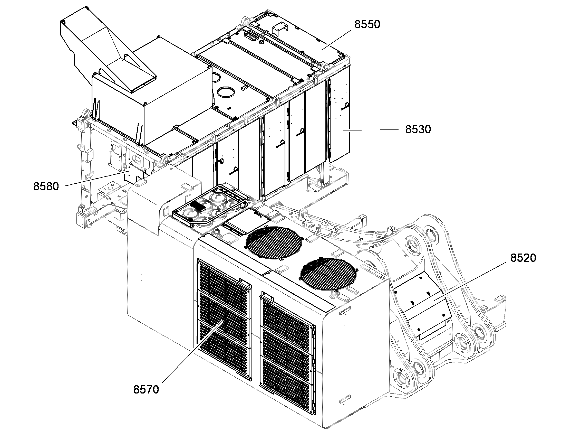 ДВЕРЬ (В СБОРЕ) 10379497 LIEBHERR