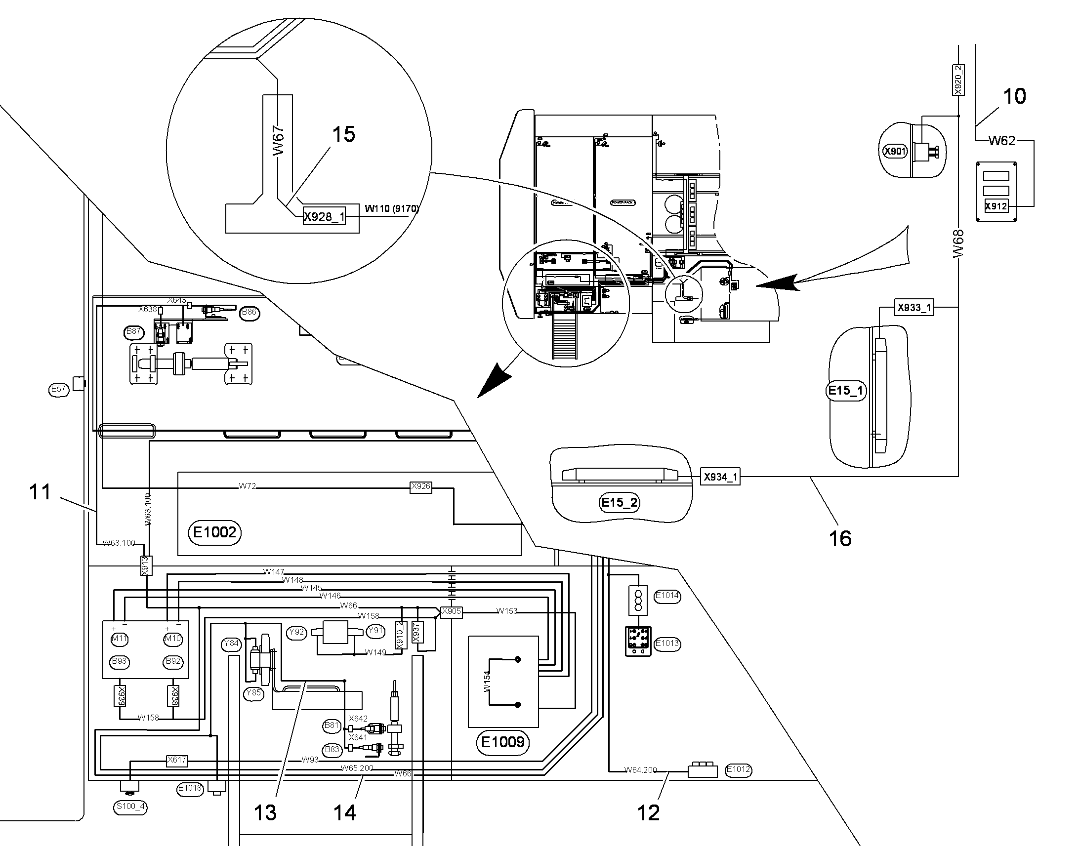 КОМПЛЕКТ КАБЕЛЕЙ 10471888 LIEBHERR